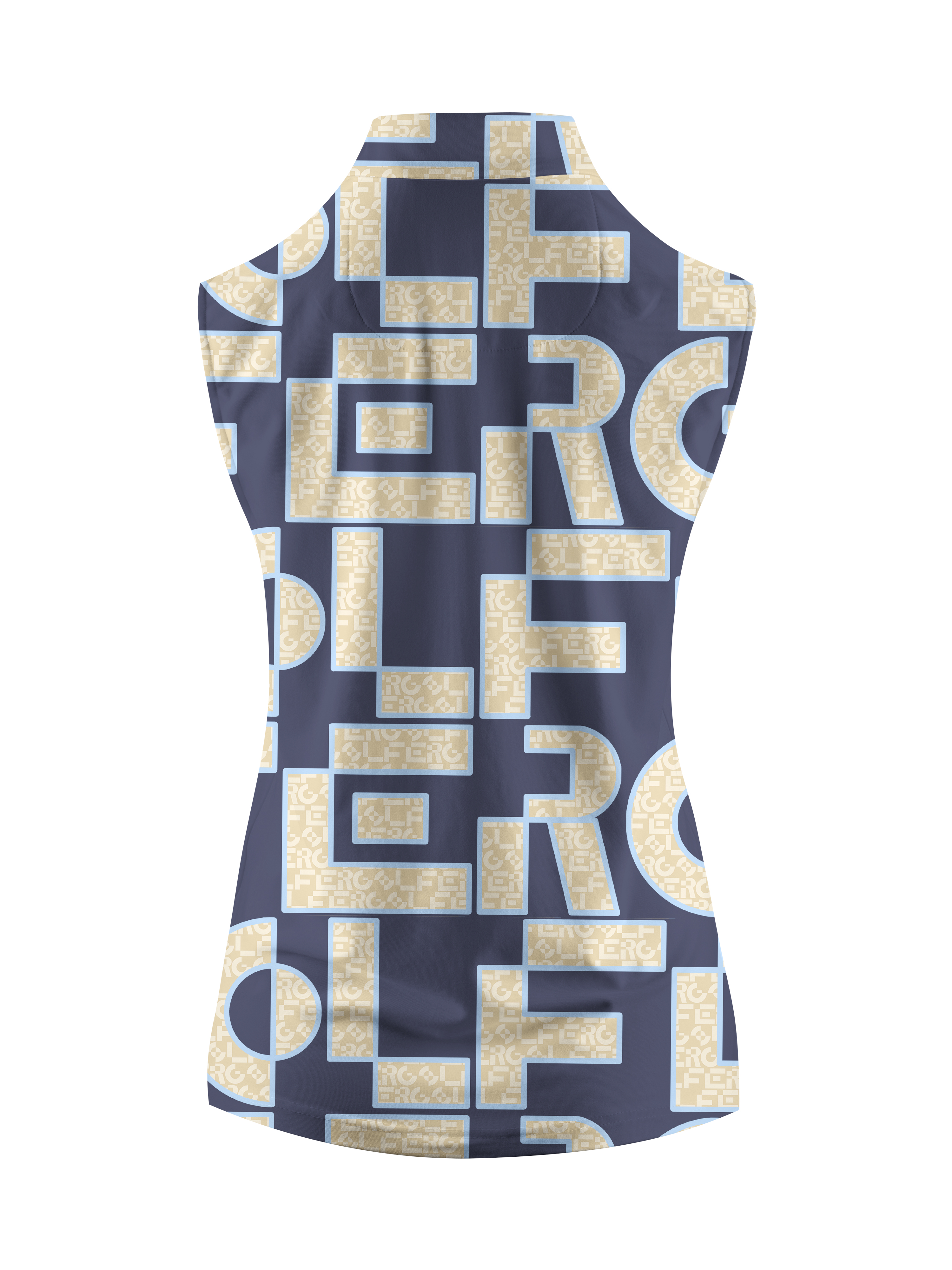 Cherryswing Women's Maze of Fairways Sleeveless Golf Shirt