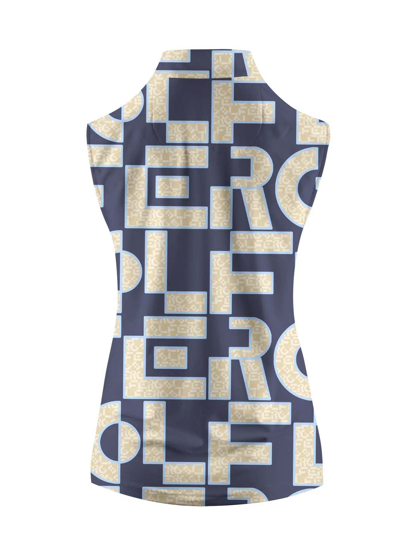 Cherryswing Women's Maze of Fairways Sleeveless Golf Shirt