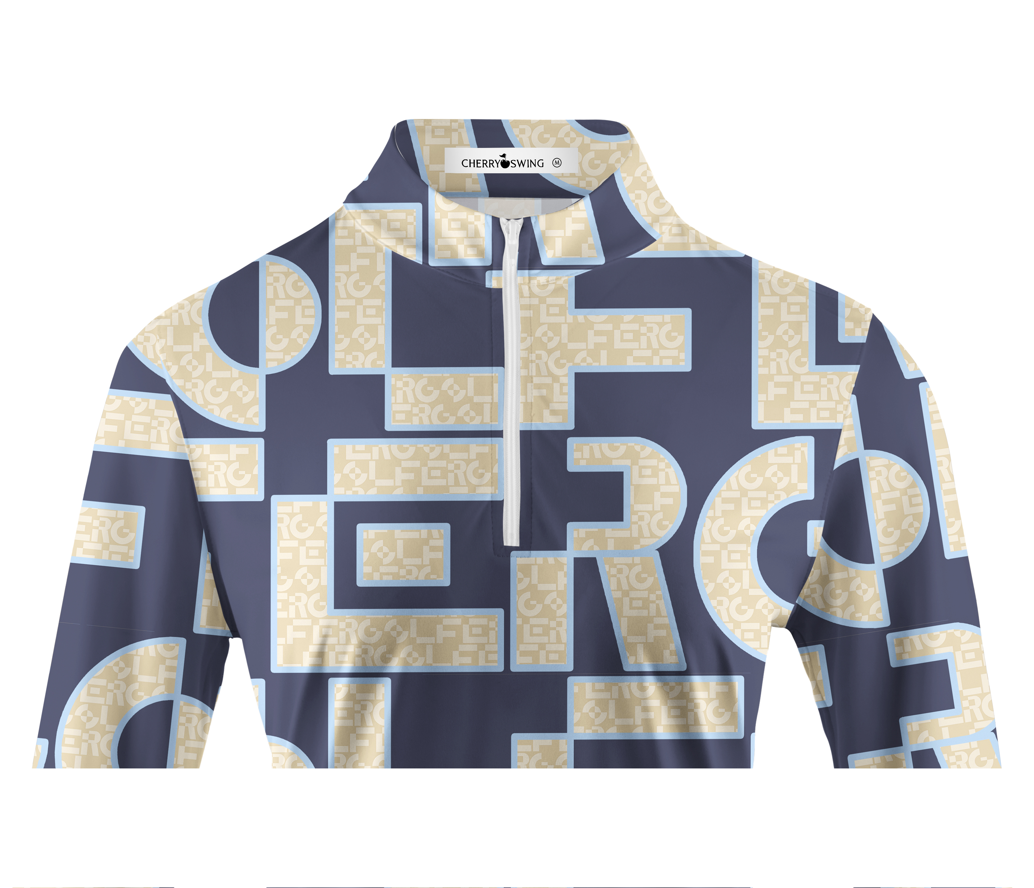 Cherryswing Women's Maze of Fairways Long Sleeve Golf Shirt