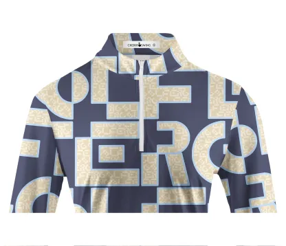 Cherryswing Women's Maze of Fairways Long Sleeve Golf Shirt