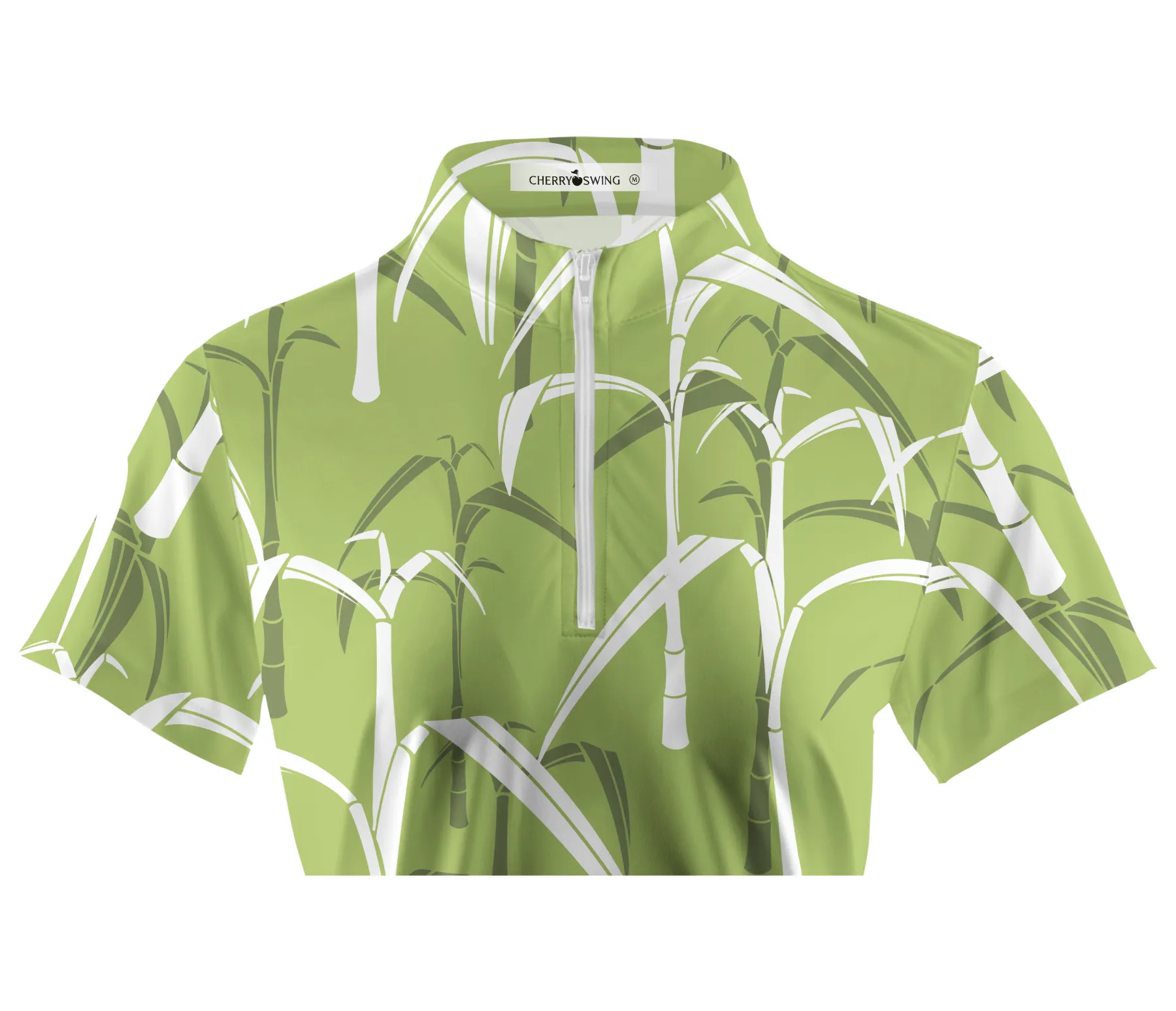 Cherryswing Women's Sugar Cane Fores Short Sleeve Golf Shirt