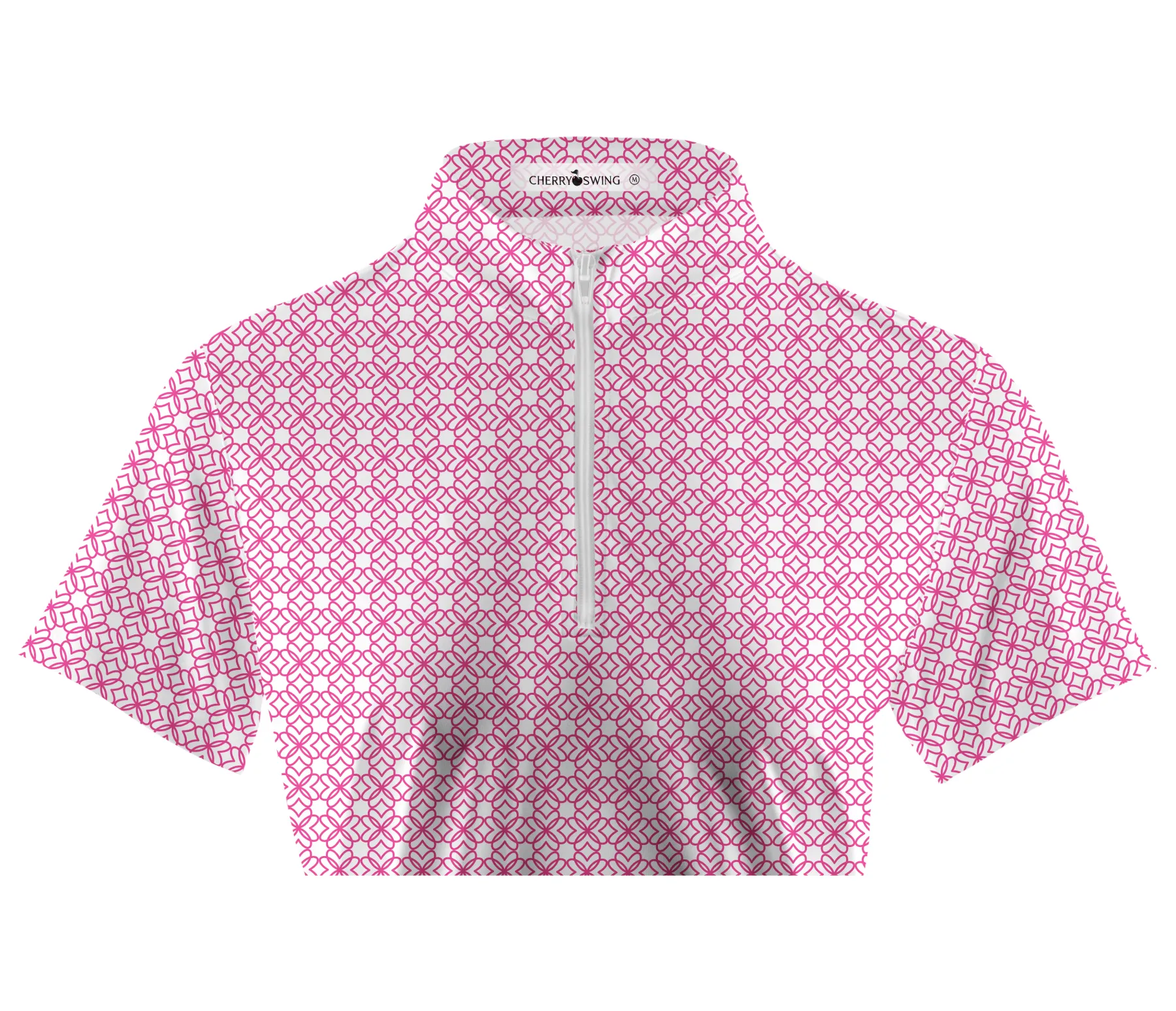 Cherryswing Women's Classic Plaid Short Sleeve Golf Shirt