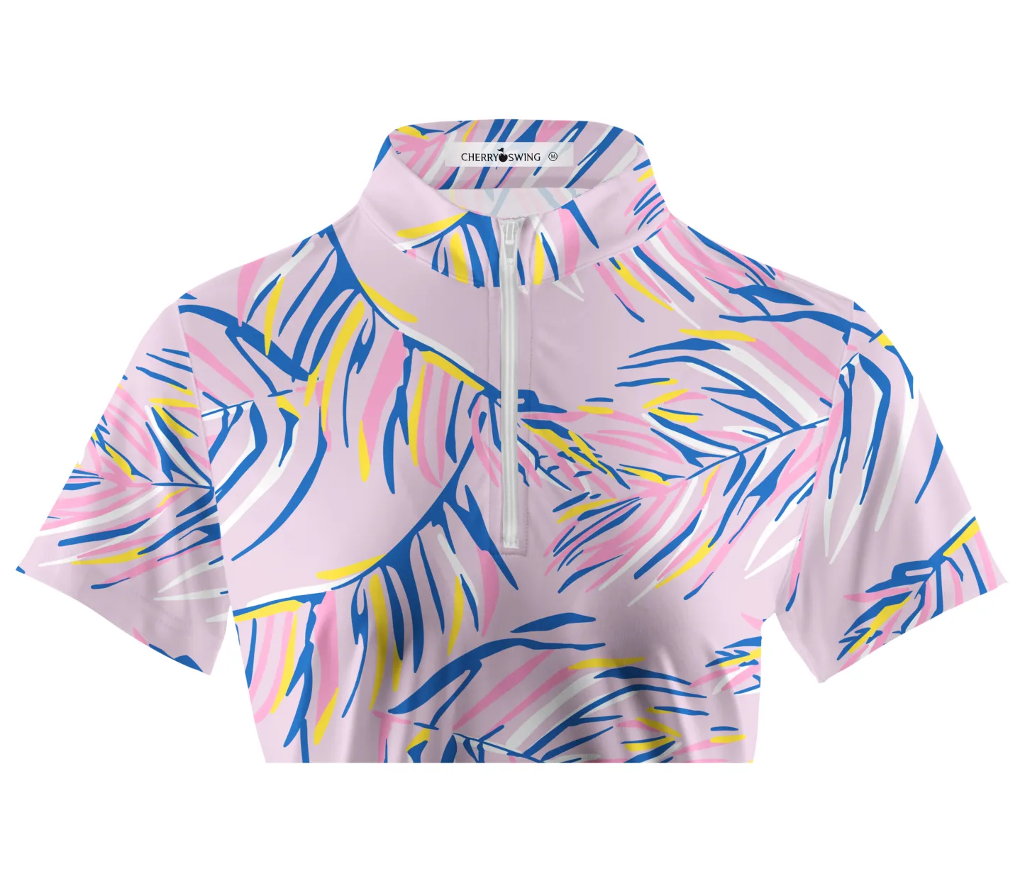 Cherryswing Women's Colorful Retreat Short Sleeve Golf Shirt