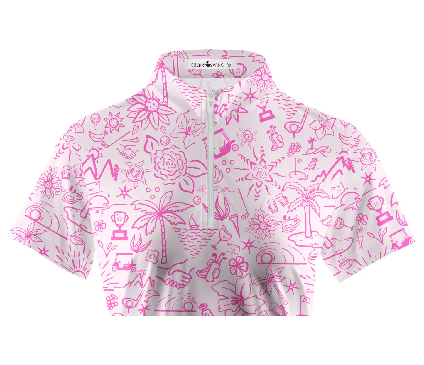 Cherryswing Women's Garden Party Short Sleeve Golf Shirt