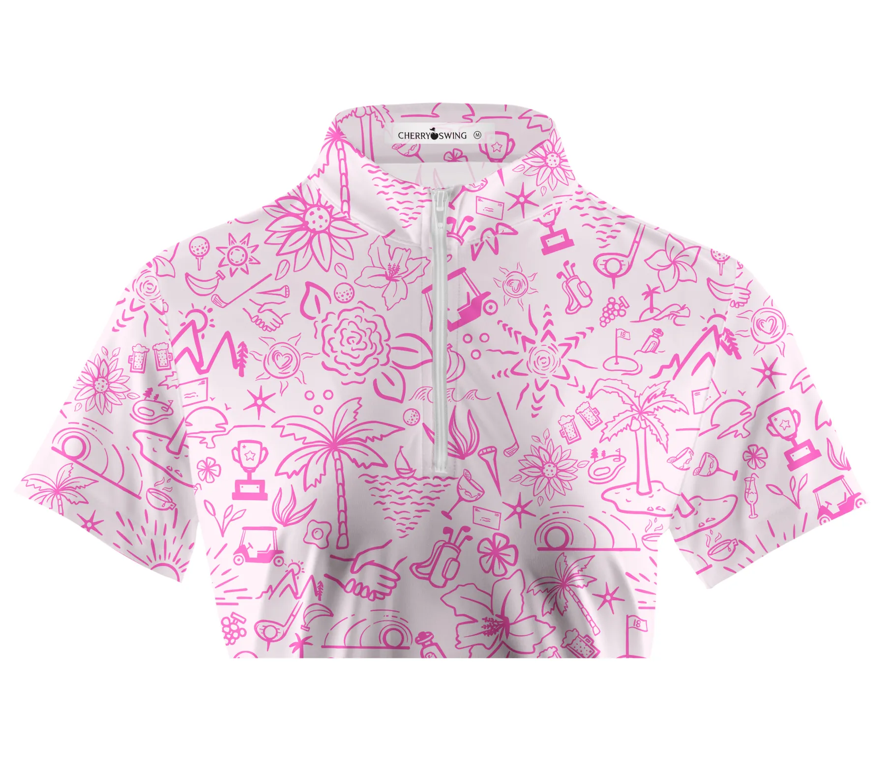 Cherryswing Women's Garden Party Short Sleeve Golf Shirt