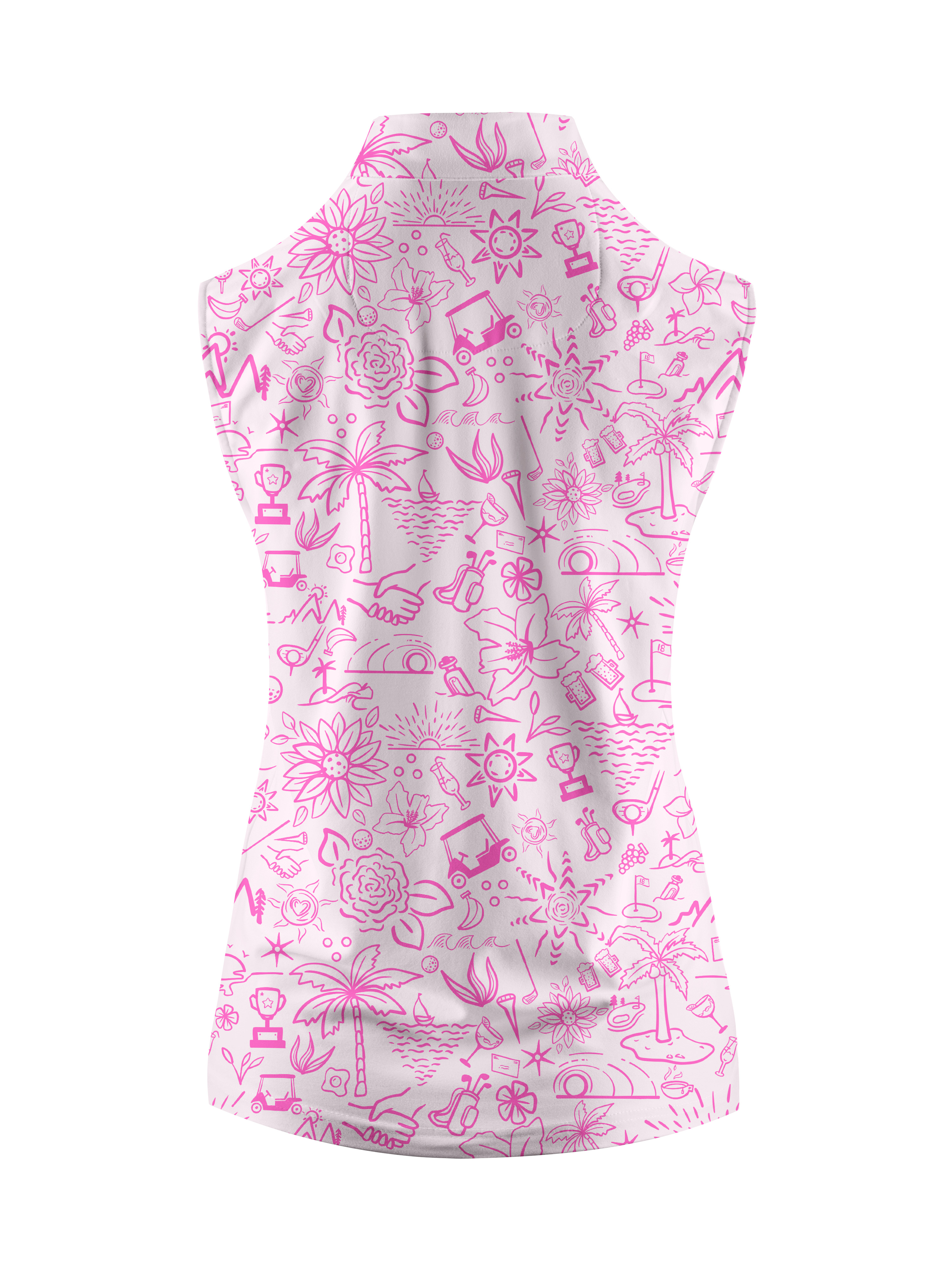 Cherryswing Women's Garden Party Sleeveless Golf Shirt
