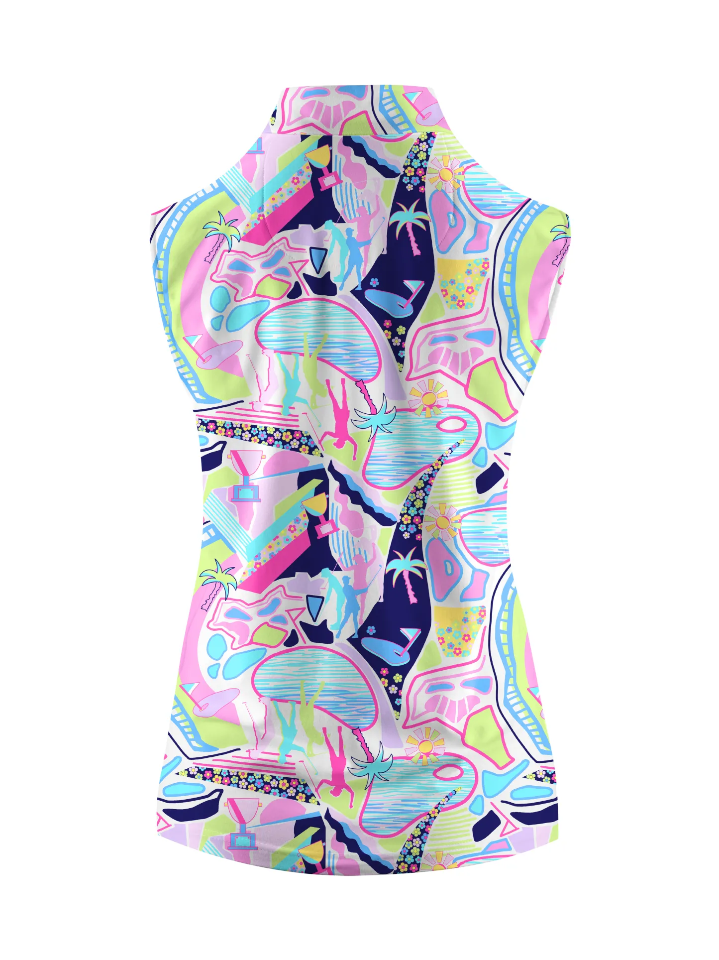 Cherryswing Women's Garden Party Sleeveless Golf Shirt