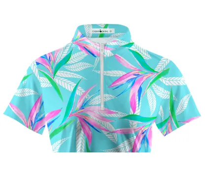 Cherryswing Women's Beauty of Nature Short Sleeve Golf Shirt