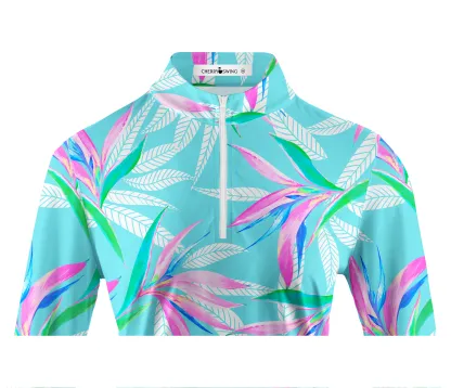 Cherryswing Women's Beauty of Nature Long Sleeve Golf Shirt