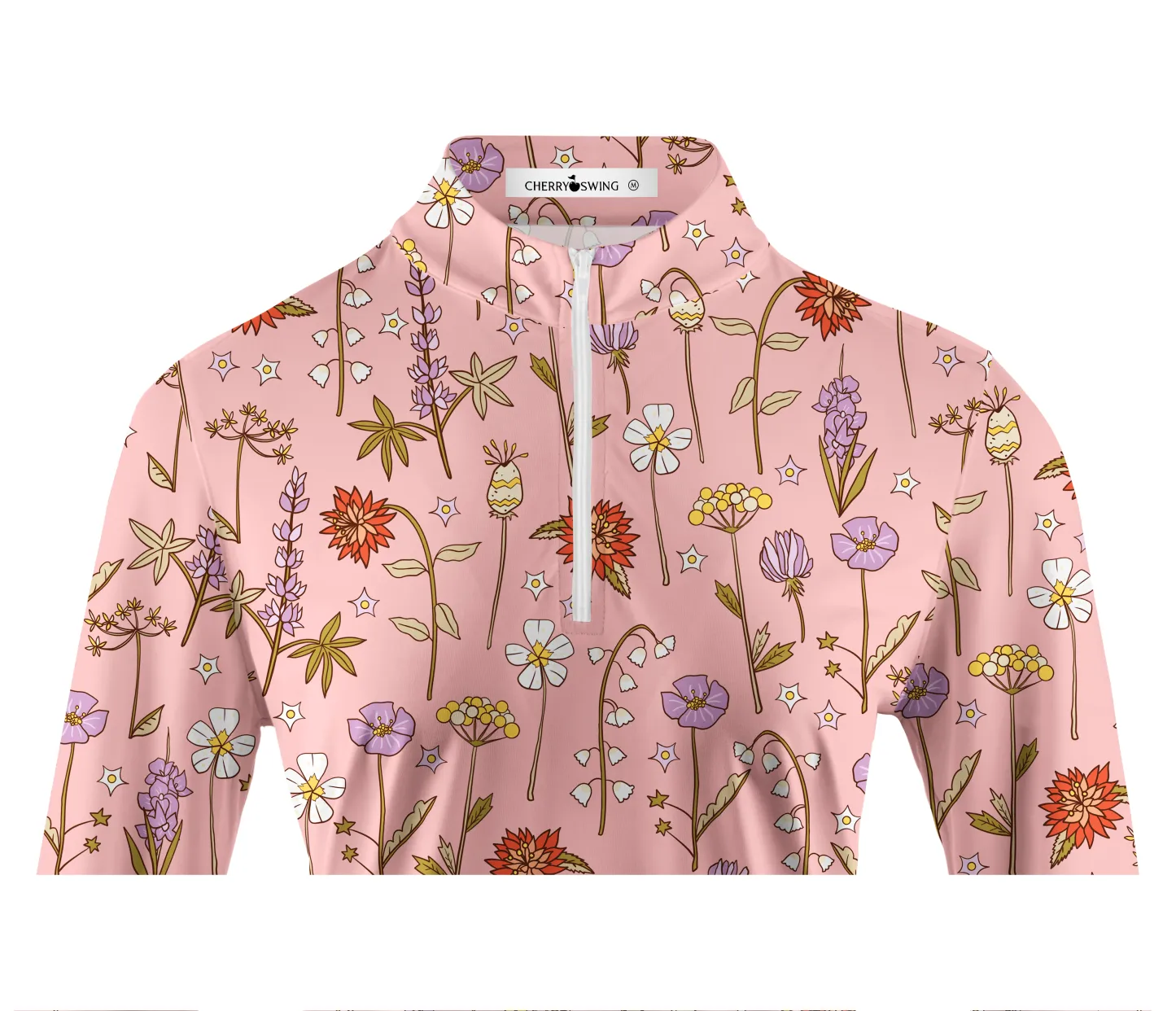 Cherryswing Women's Spring Meadow Long Sleeve Golf Shirt