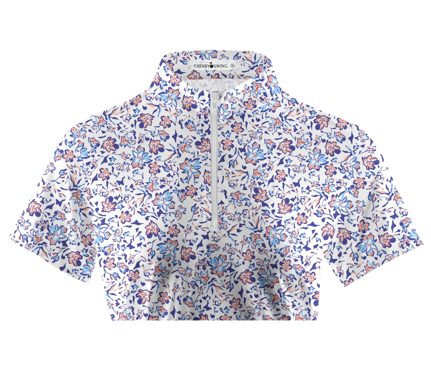 Cherryswing Women's English Garden Short Sleeve Golf Shirt