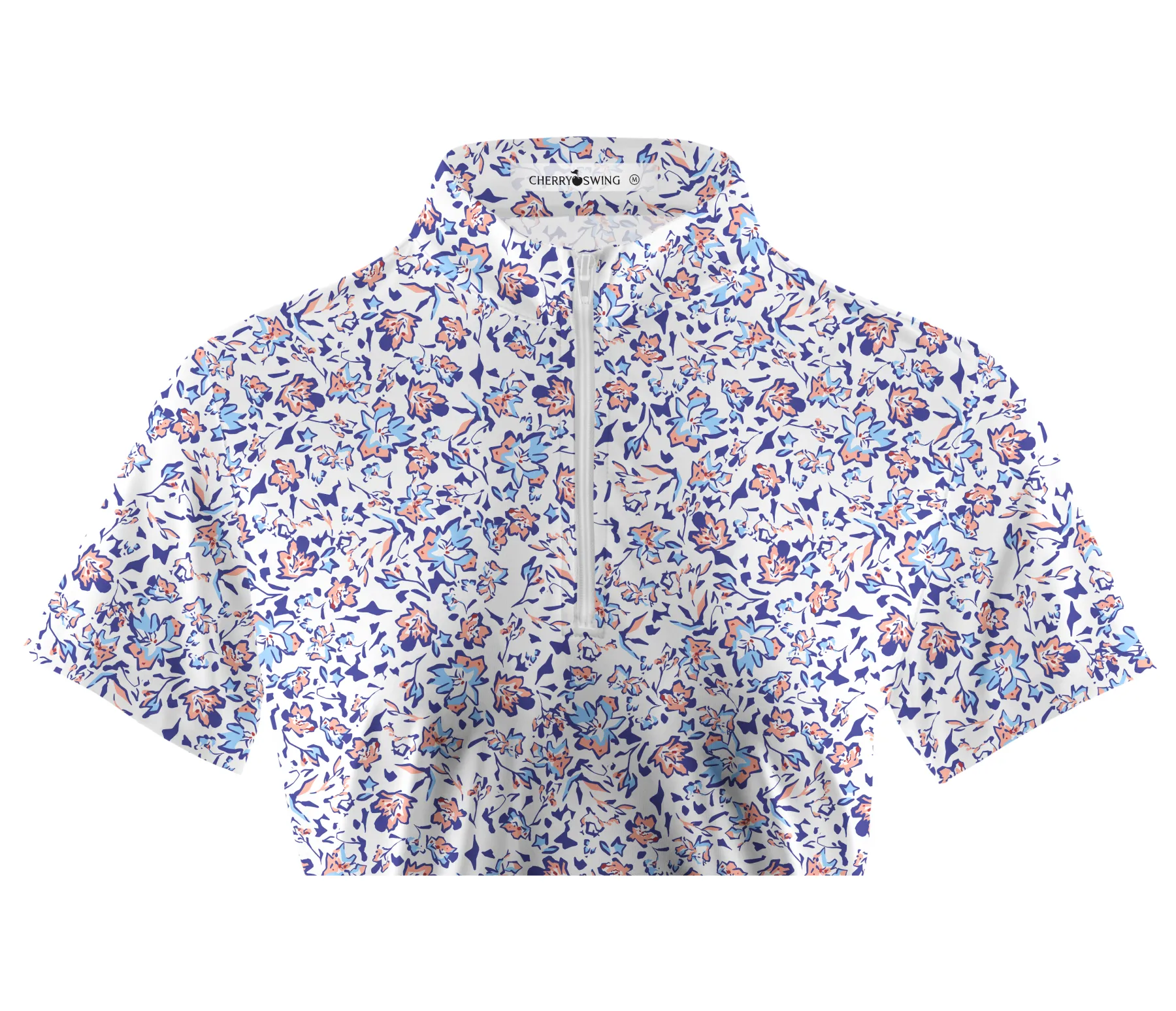 Cherryswing Women's English Garden Short Sleeve Golf Shirt