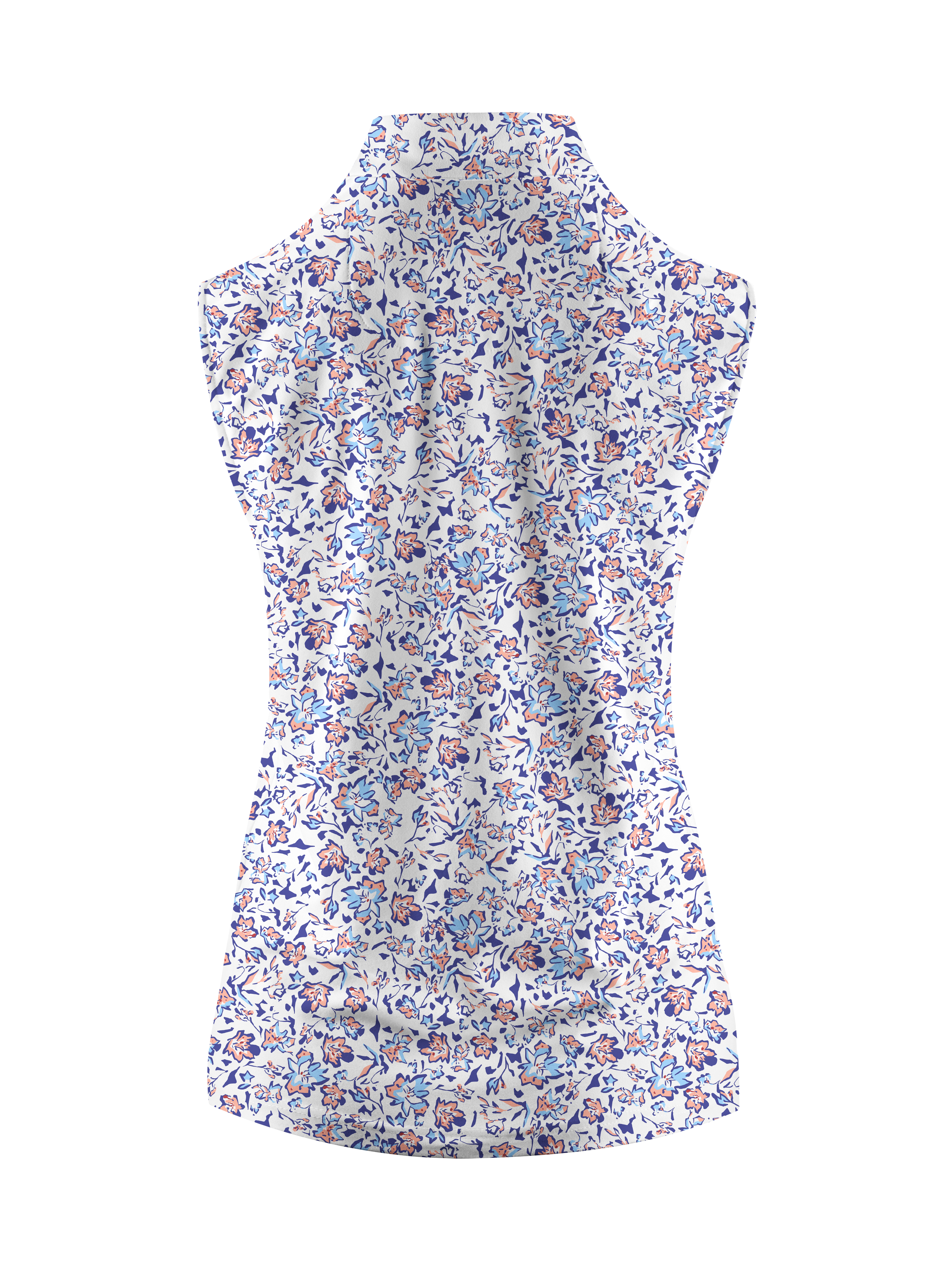 Cherryswing Women's English Garden Symbols Sleeveless Golf Shirt