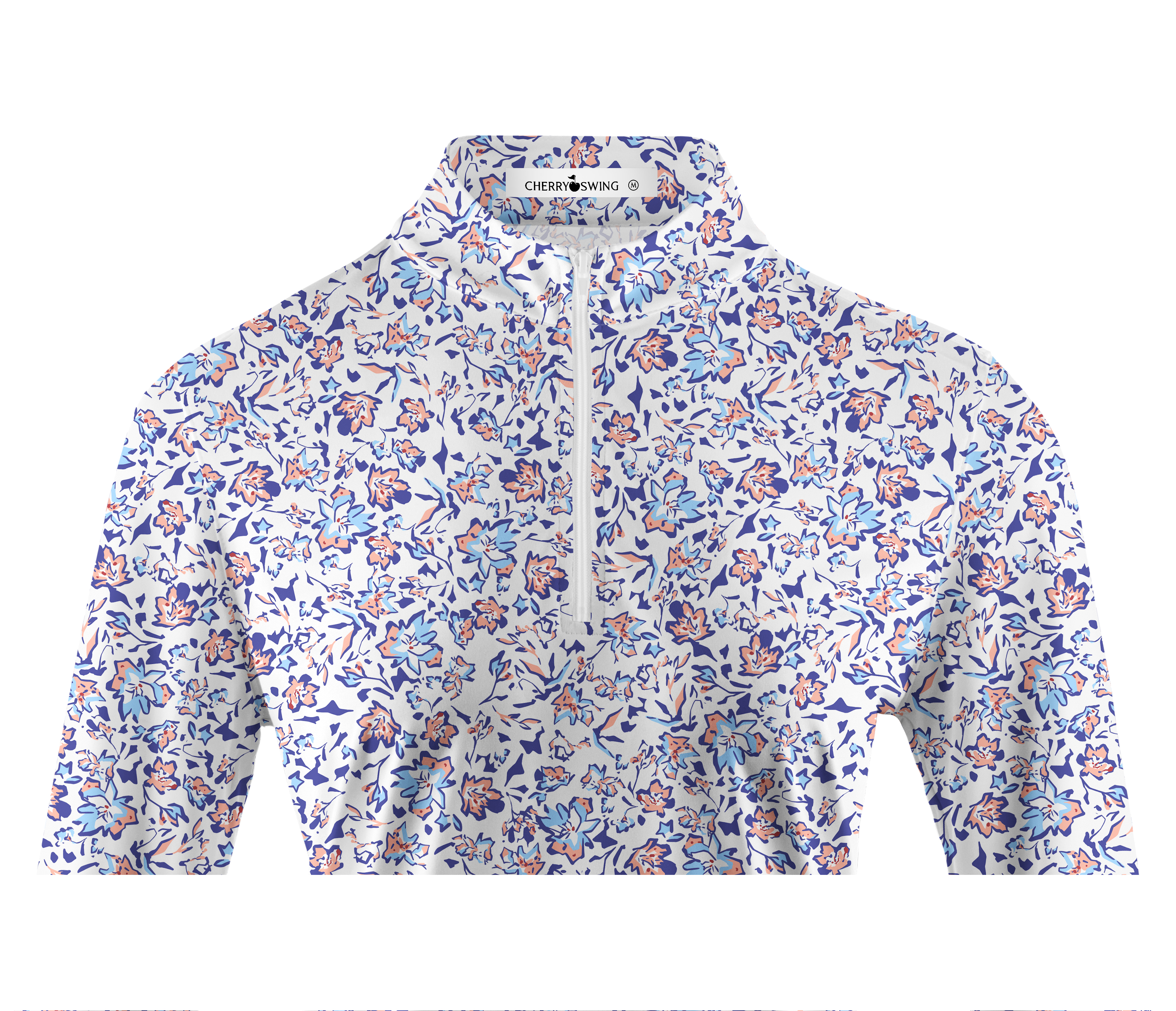 Cherryswing Women's English Garden Long Sleeve Golf Shirt