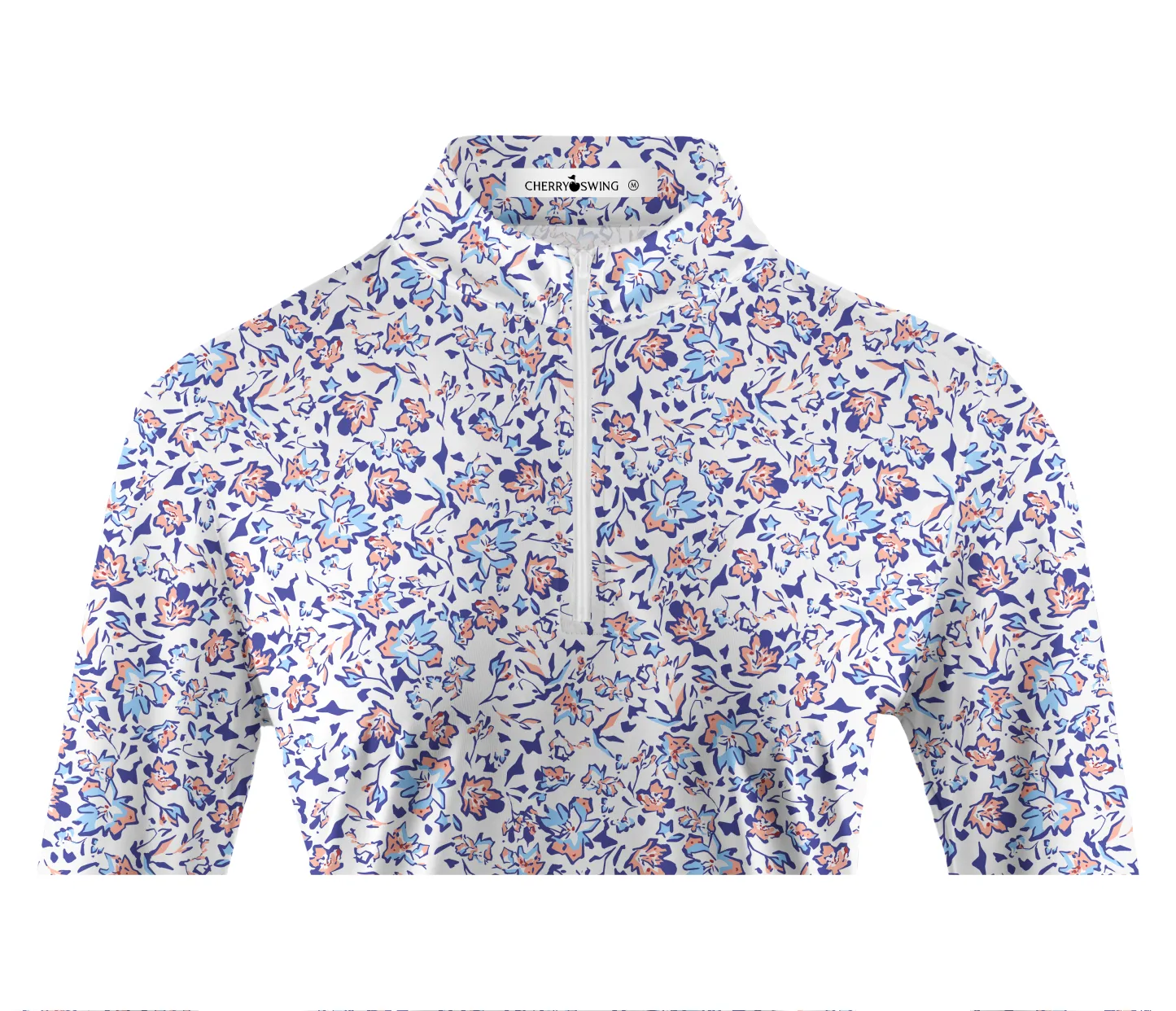 Cherryswing Women's English Garden Long Sleeve Golf Shirt