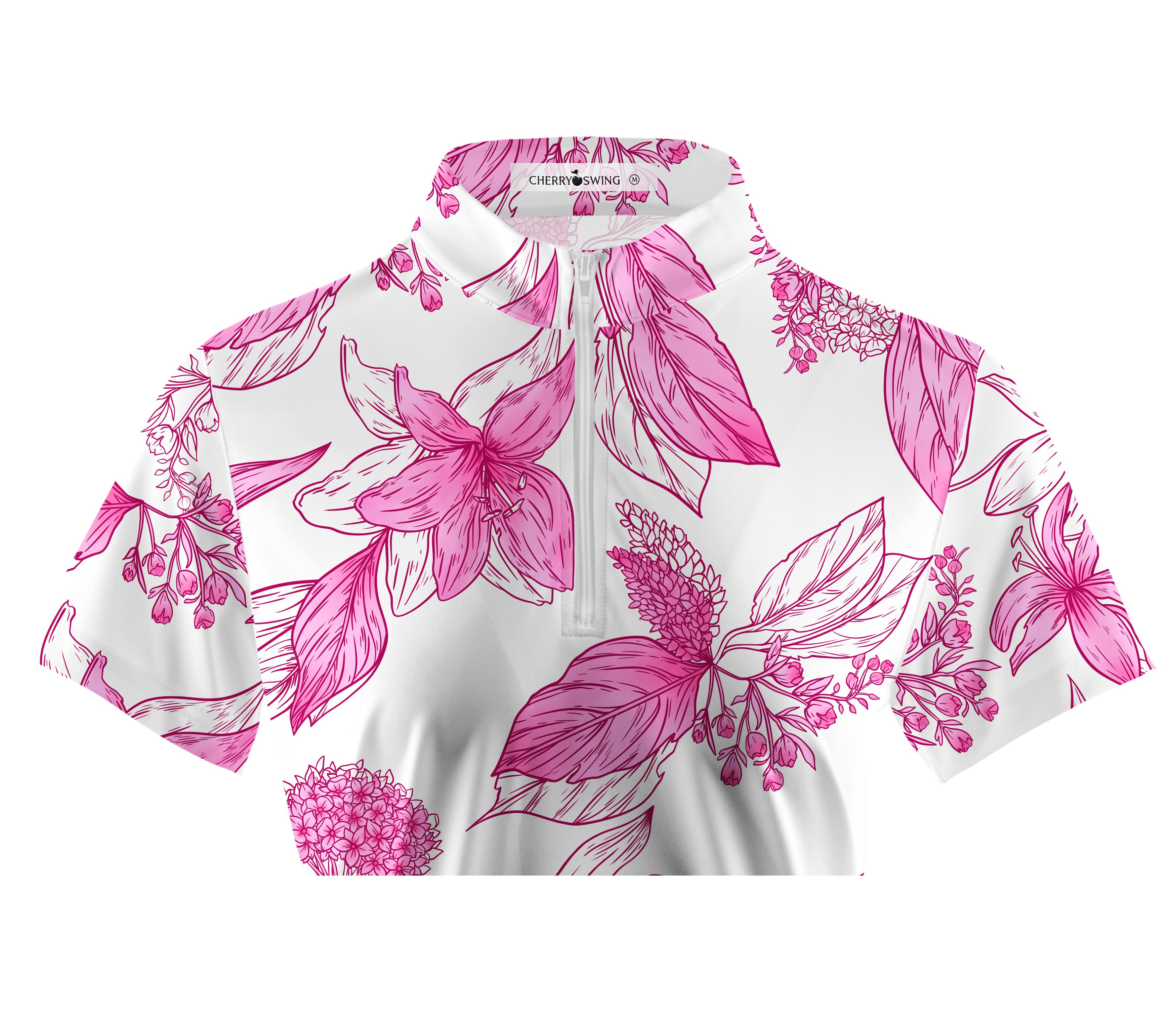 Cherryswing Women's Blossom Grove Short Sleeve Golf Shirt