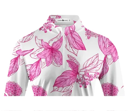 Cherryswing Women's Blossom Grove Long Sleeve Golf Shirt