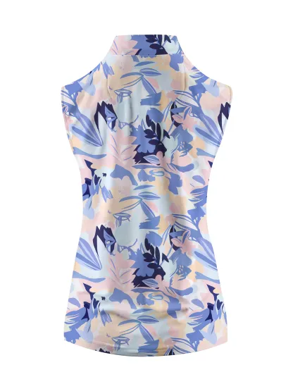 Cherryswing Women's Springtime Palette Sleeveless Golf Shirt 