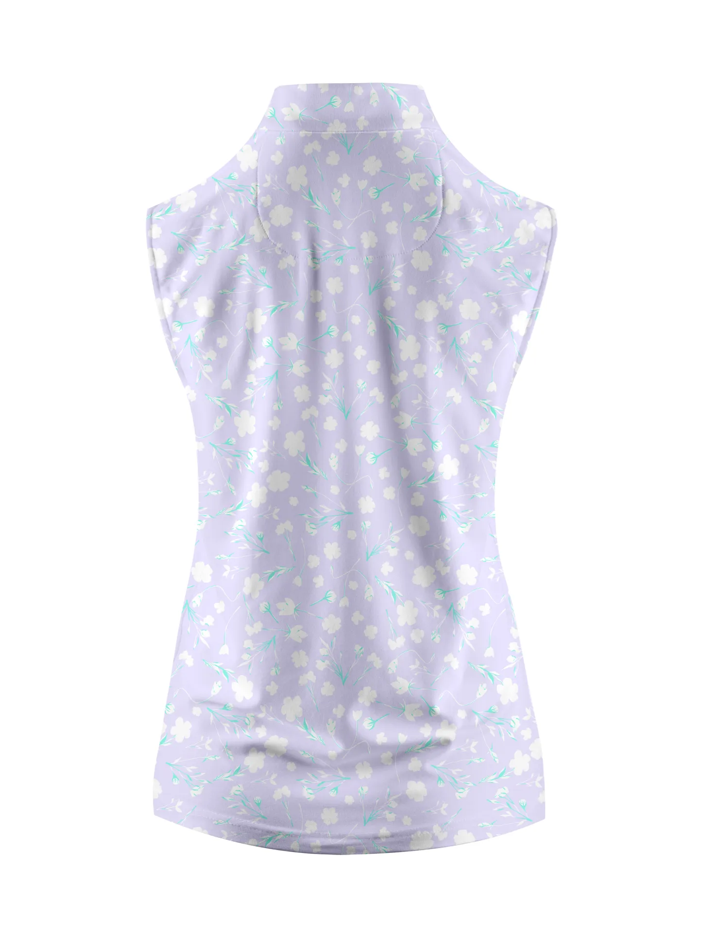 Cherryswing Women's Lavender in Full Bloom Sleeveless Golf Shirt