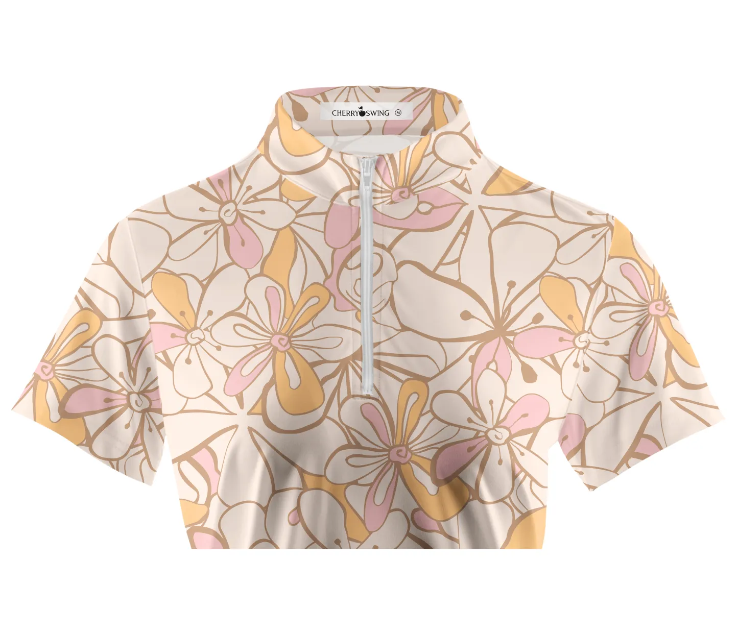 Cherryswing Women's Garden in Spring Golf Short Sleeve Polo Shirt