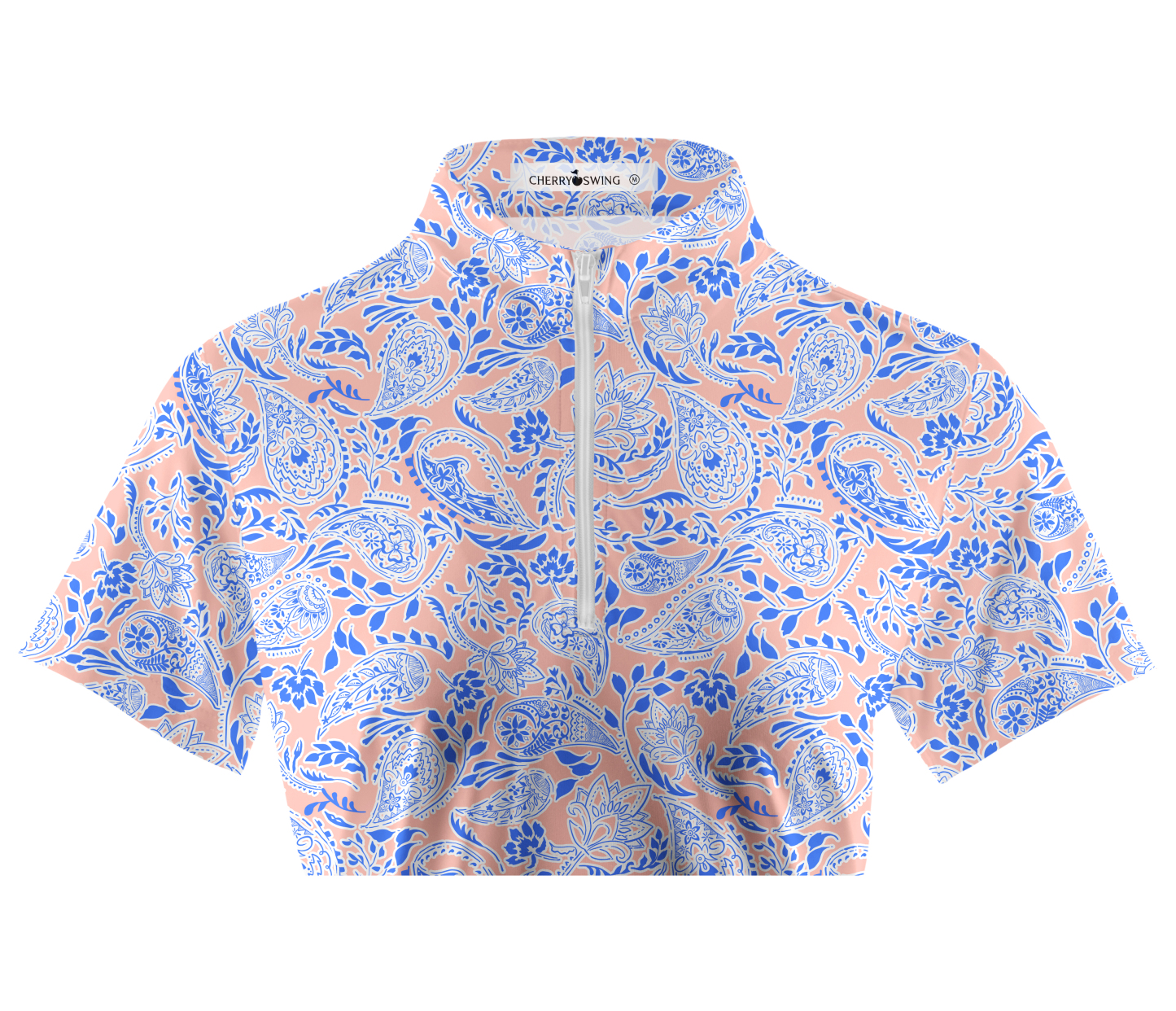 Cherryswing Women's Paisleys Captures Golf Short Sleeve Polo Shirt