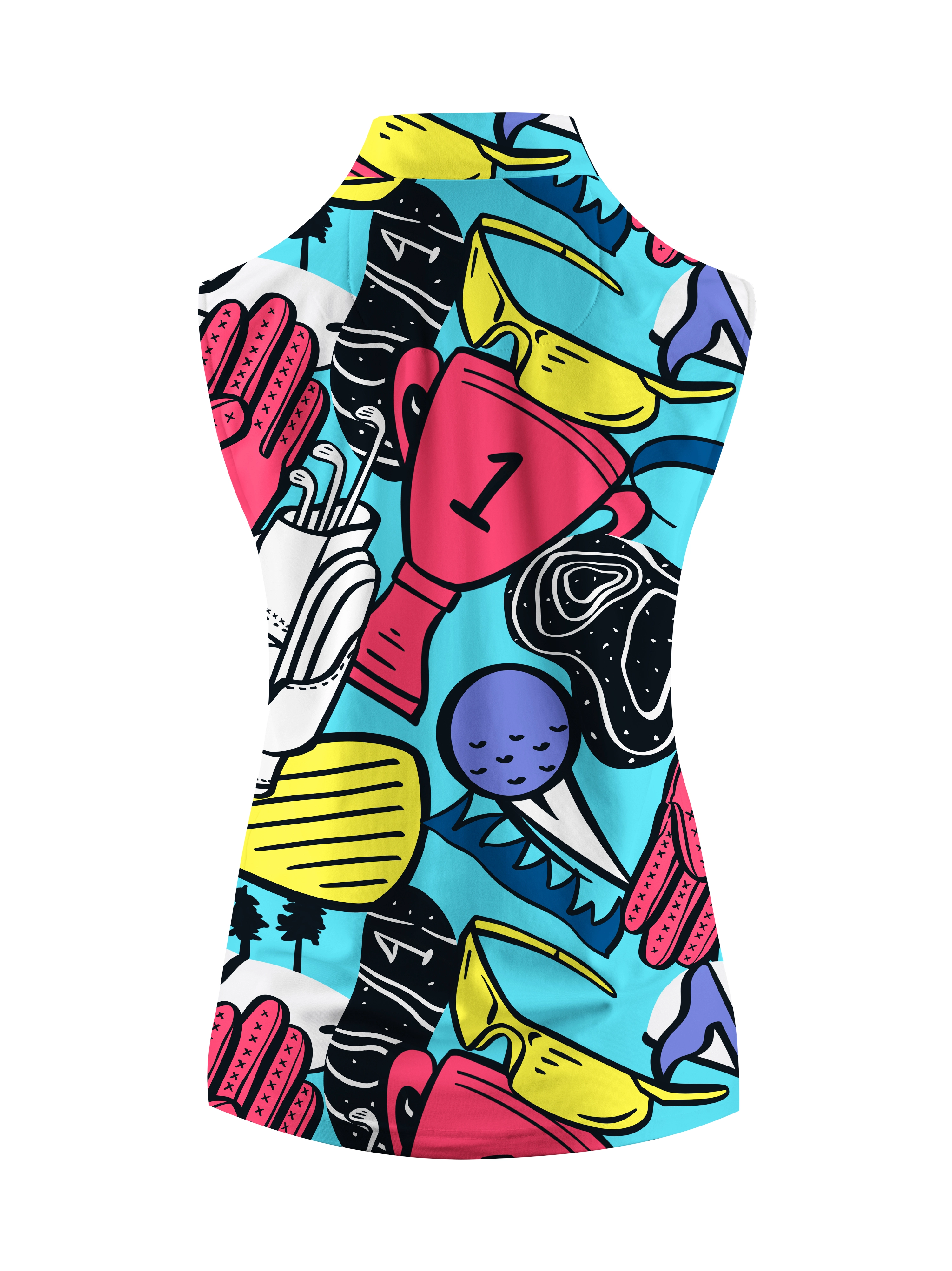 Cherryswing Women's Vivid Hues Golf Sleeveless Shirt