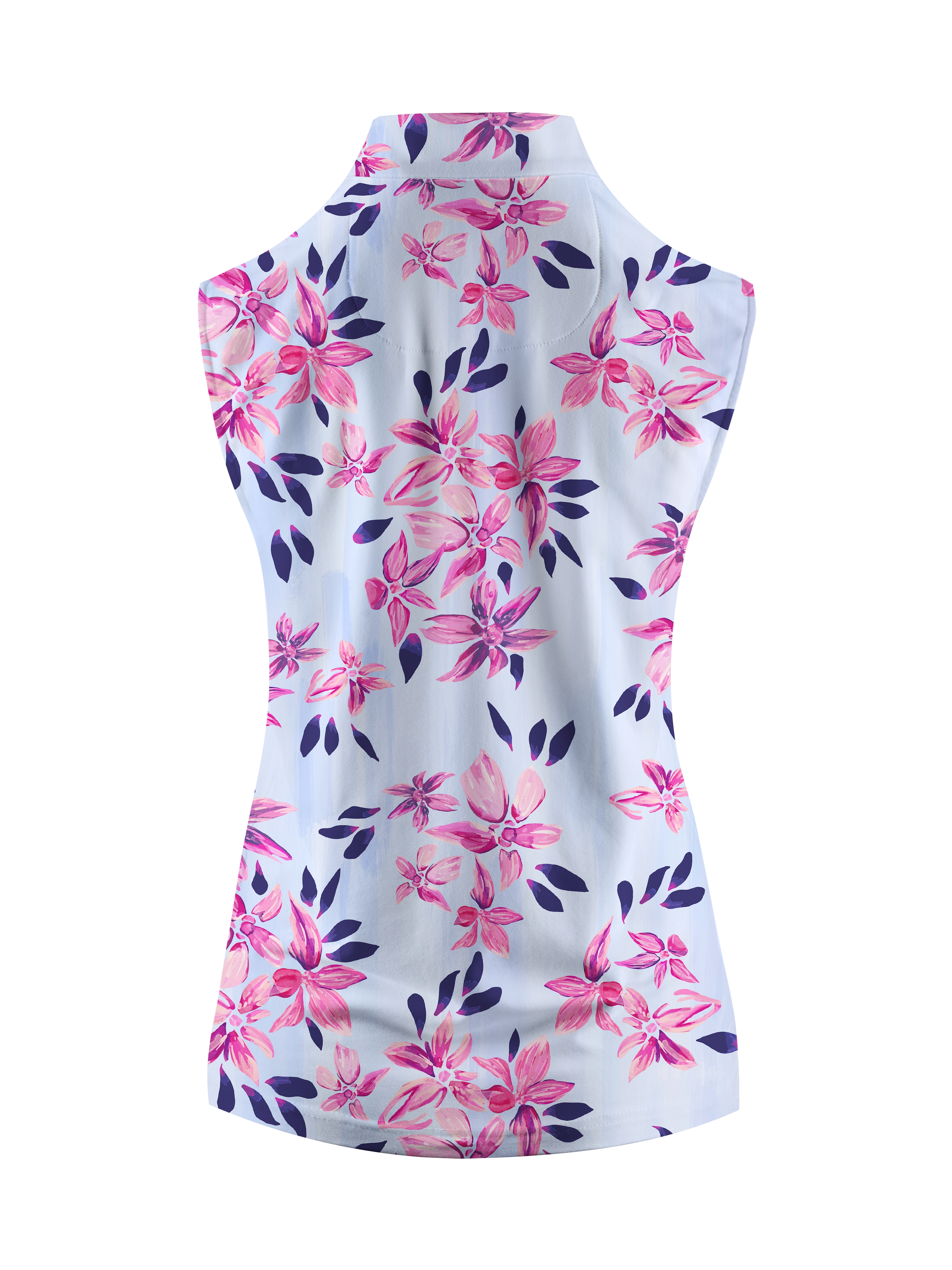 Cherryswing Women's Springtime Garden Golf Sleeveless Polo Shirt