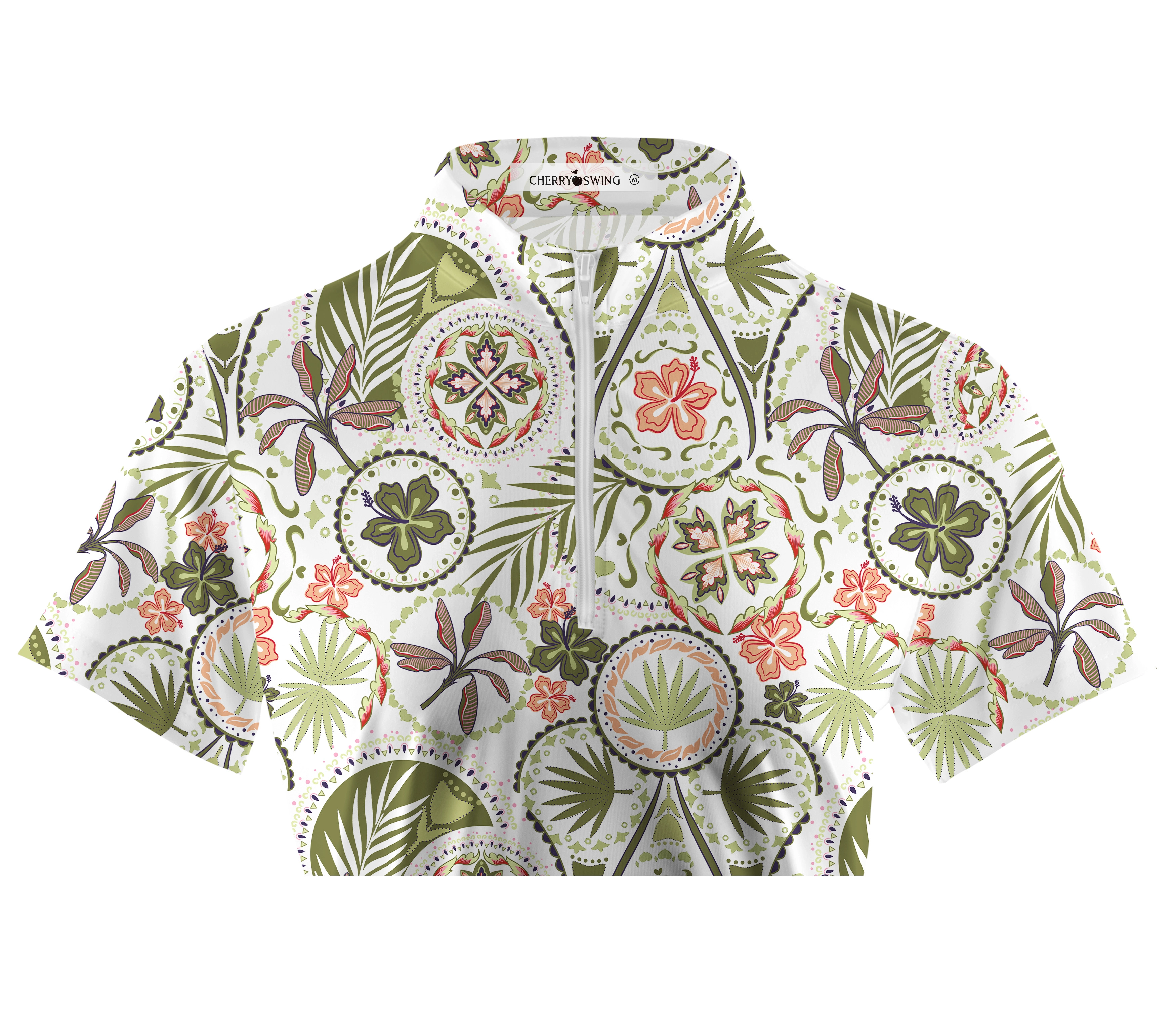 Cherryswing Women's Hidden Gem Golf Short Sleeve Polo Shirt