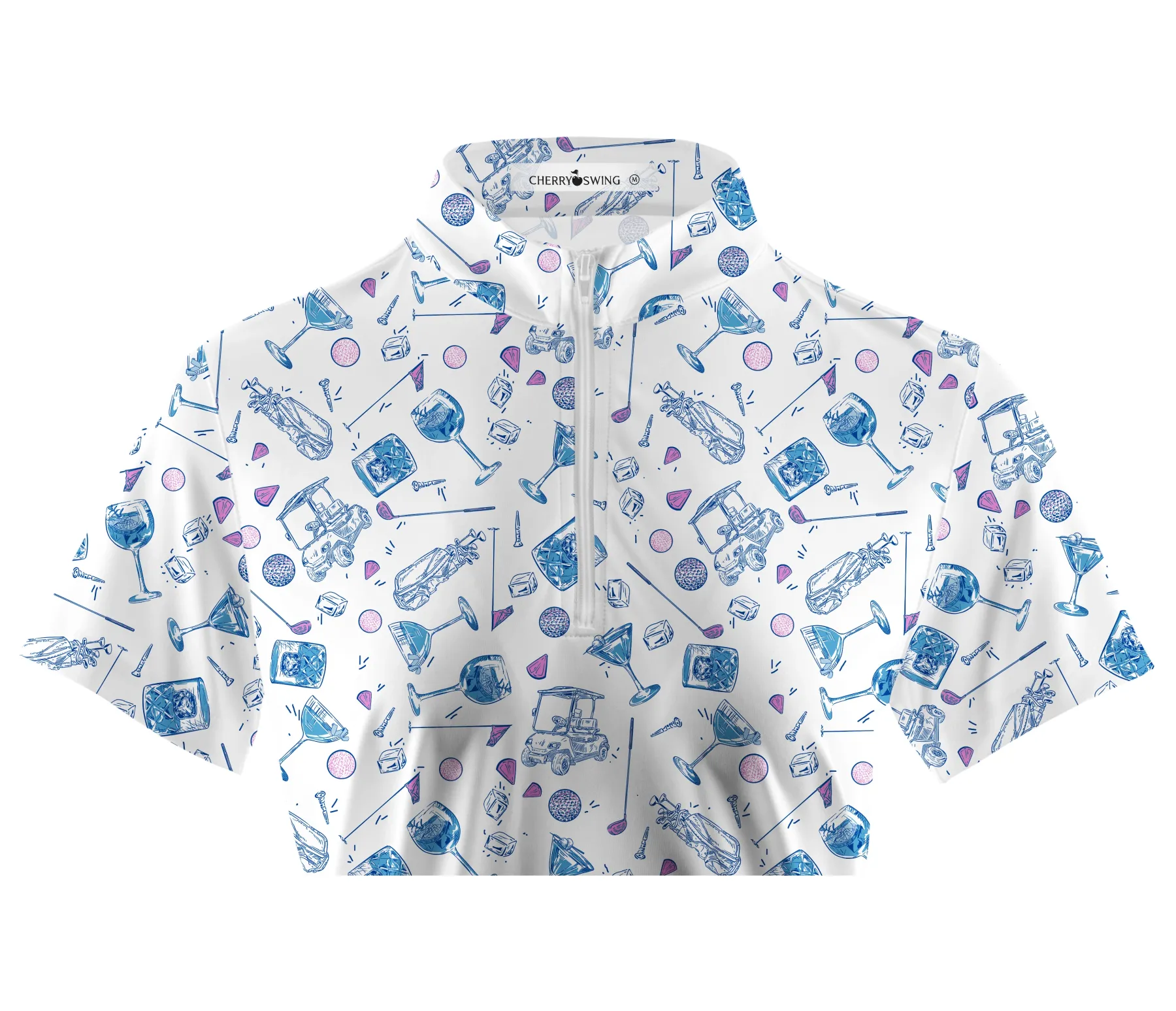 Cherryswing Women's Golf Club's Archives Golf Short Sleeve Polo Shirt