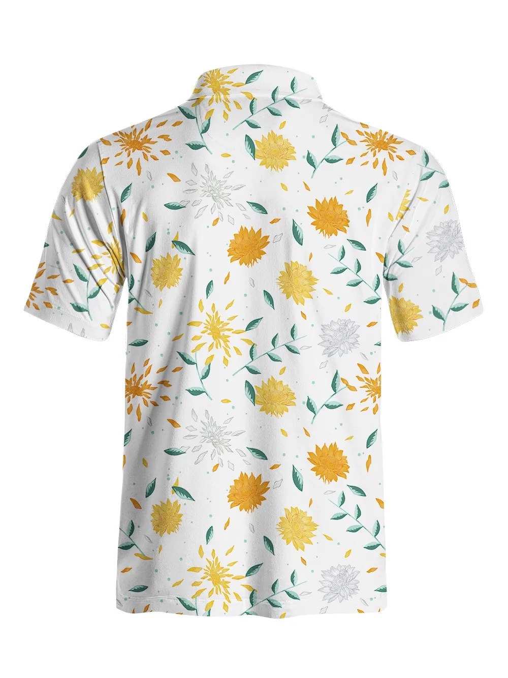 Cherryswing Sunflower Men's Polo Shirt