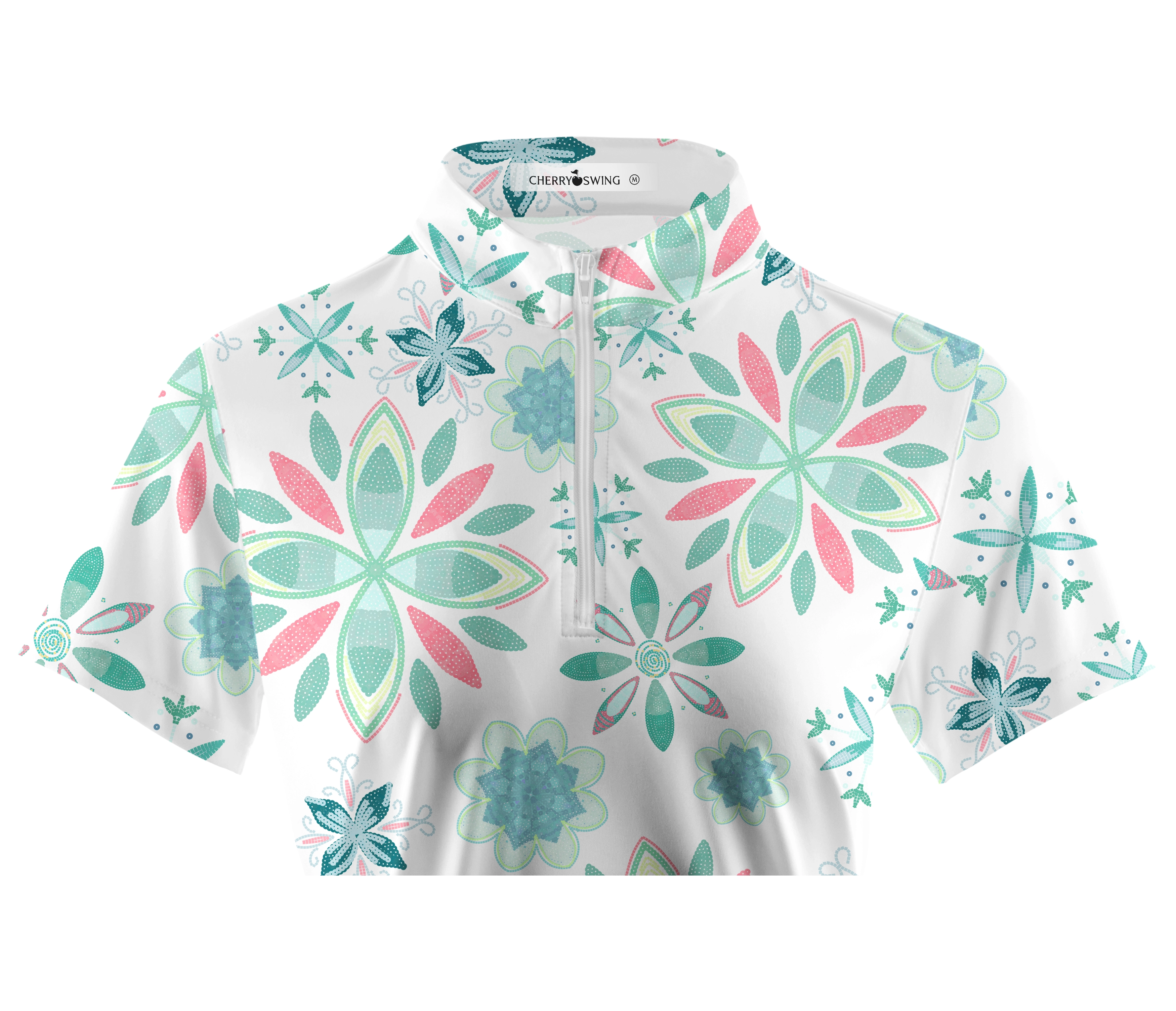 Cherryswing Women's Gentle Colors Short Sleeve Polo Shirt