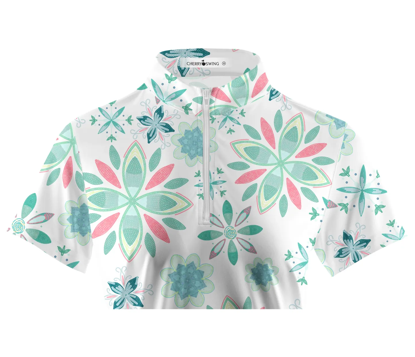 Cherryswing Women's Gentle Colors Short Sleeve Polo Shirt