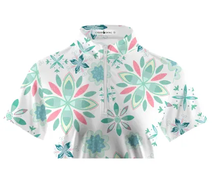 Cherryswing Women's Gentle Colors Short Sleeve Polo Shirt