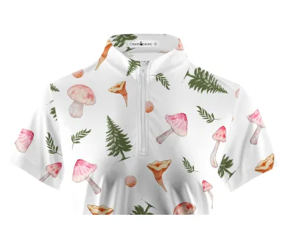 Cherryswing Women's Summer Picnics Short Sleeve Polo Shirt
