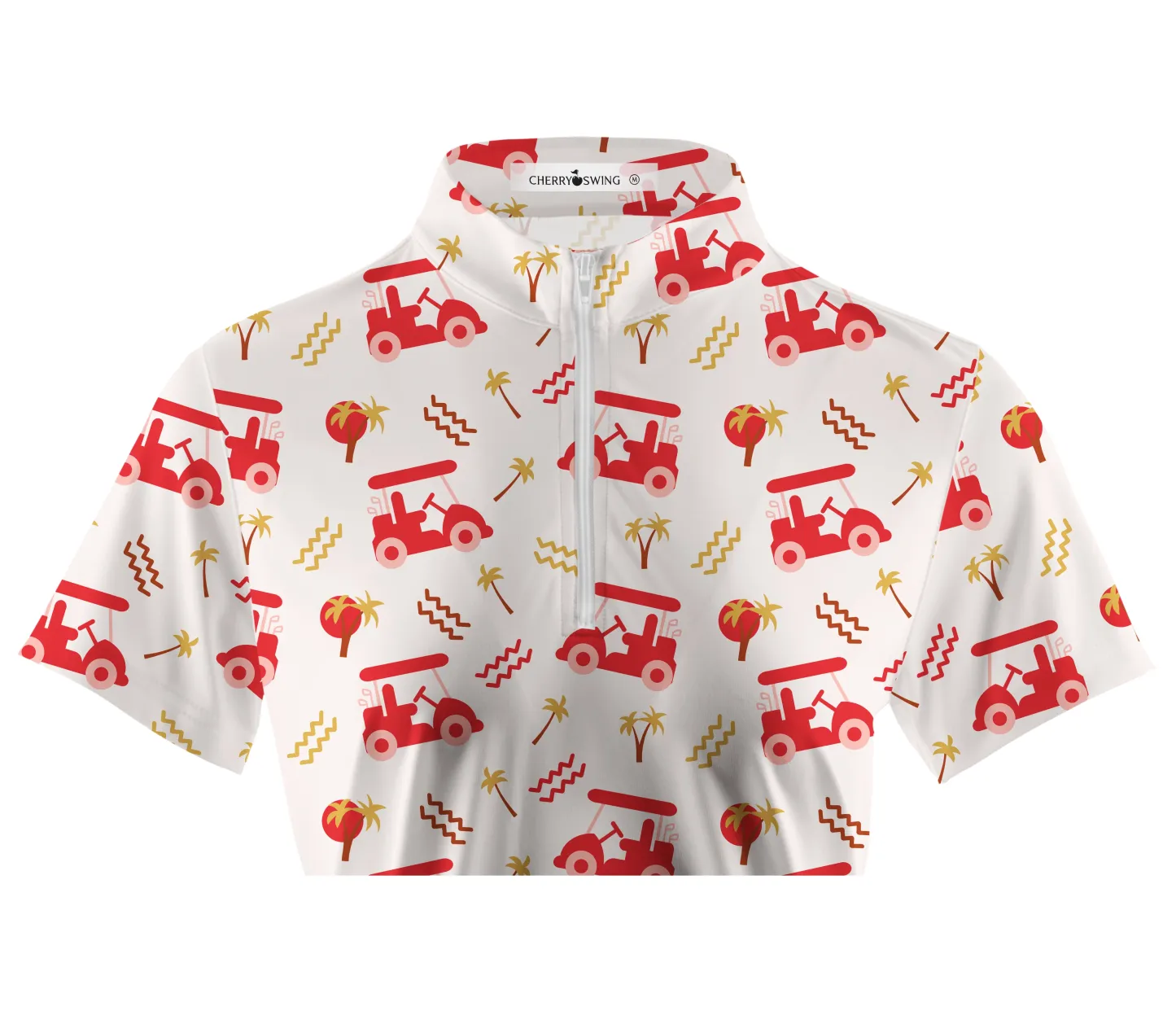 Cherryswing Women's Playful Golf Short Sleeve Polo Shirt