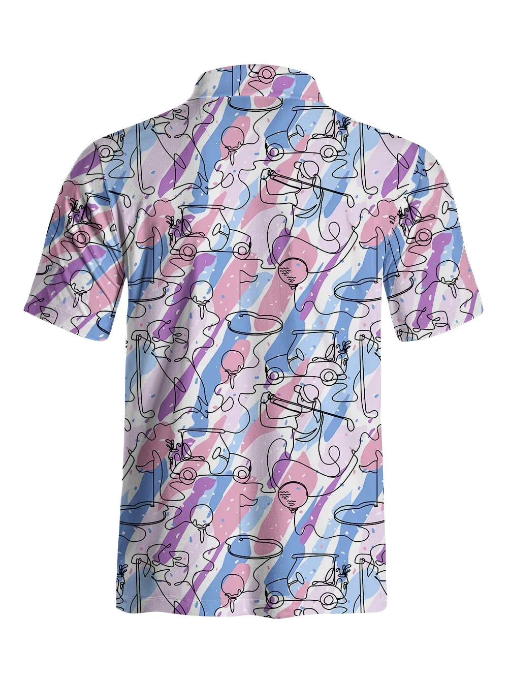 Cherryswing Party in Course Men's Polo Shirt