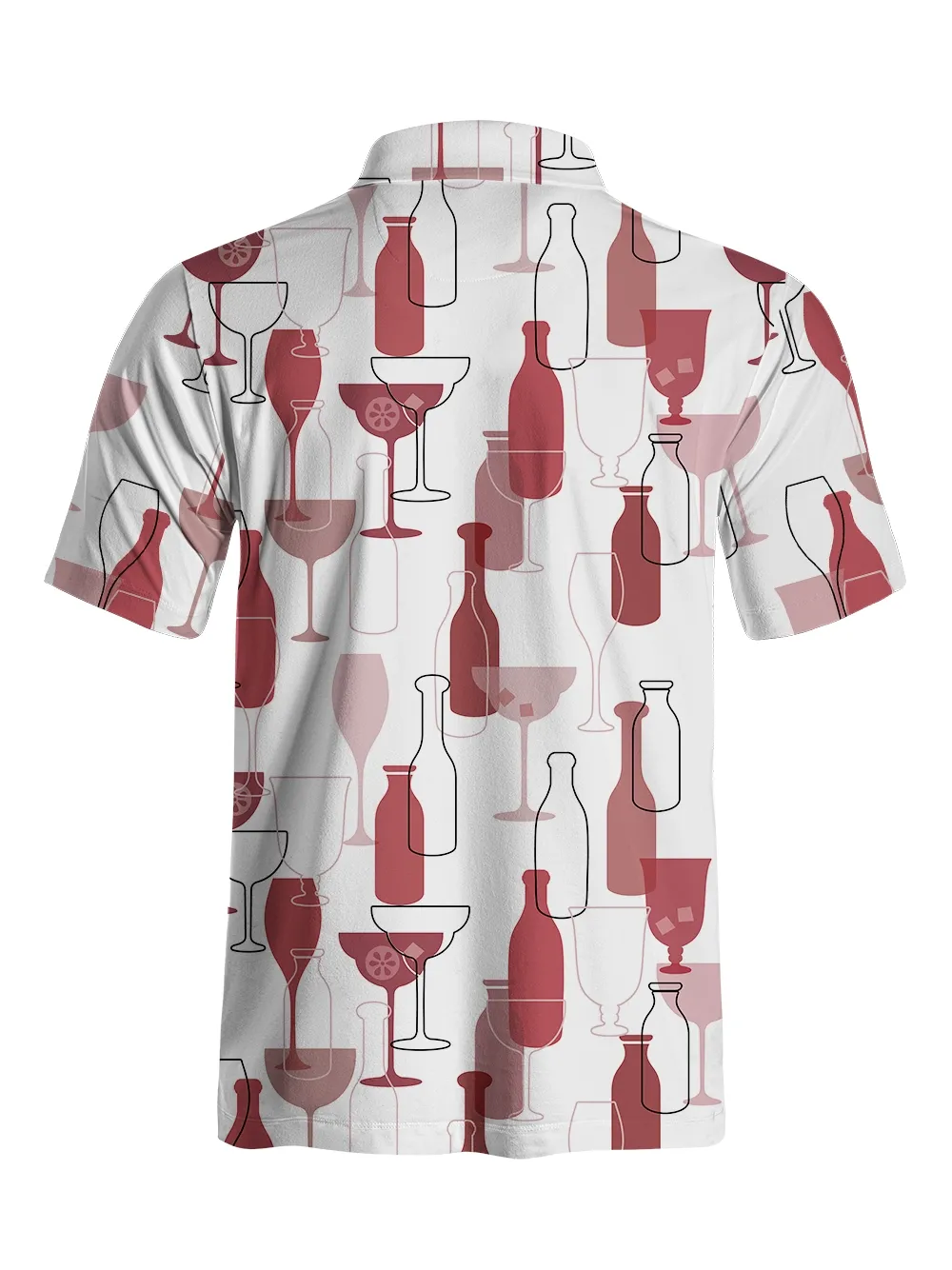Cherryswing Wine Time Men's Polo Shirt