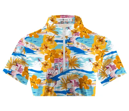 Cherryswing Women's Island Getaway Short Sleeve Polos