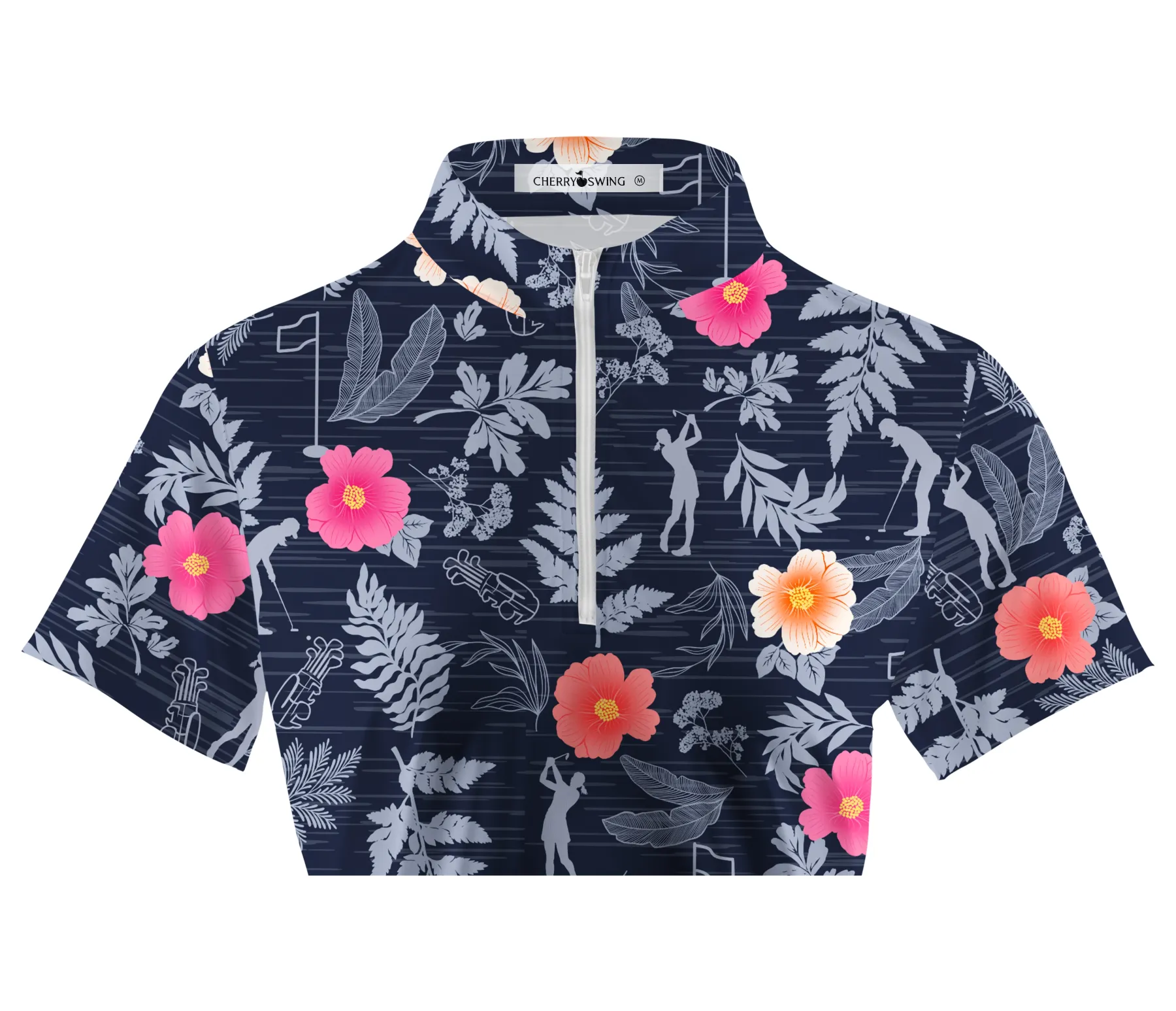 Cherryswing Women's Wild Golf Short Sleeve Polos