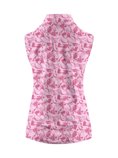 Cherryswing Women's Sleeveless Golf Polo Shirt