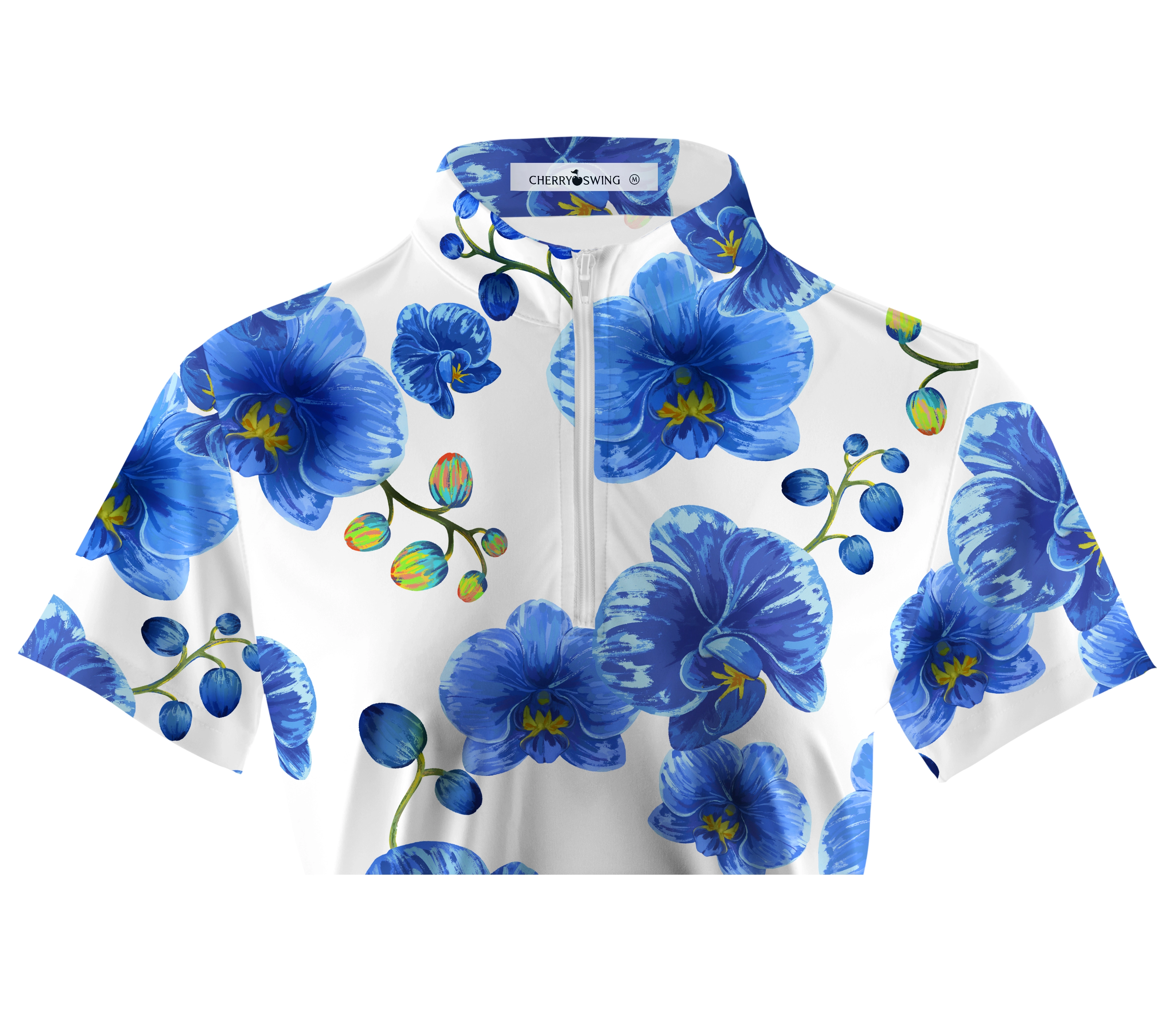 Cherryswing Women's Morning Glory Short Sleeve Polos