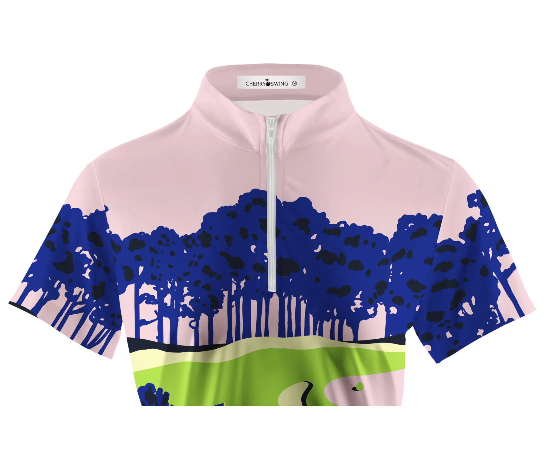 Cherryswing Women's Coastal Golf Course Short Sleeve Polos