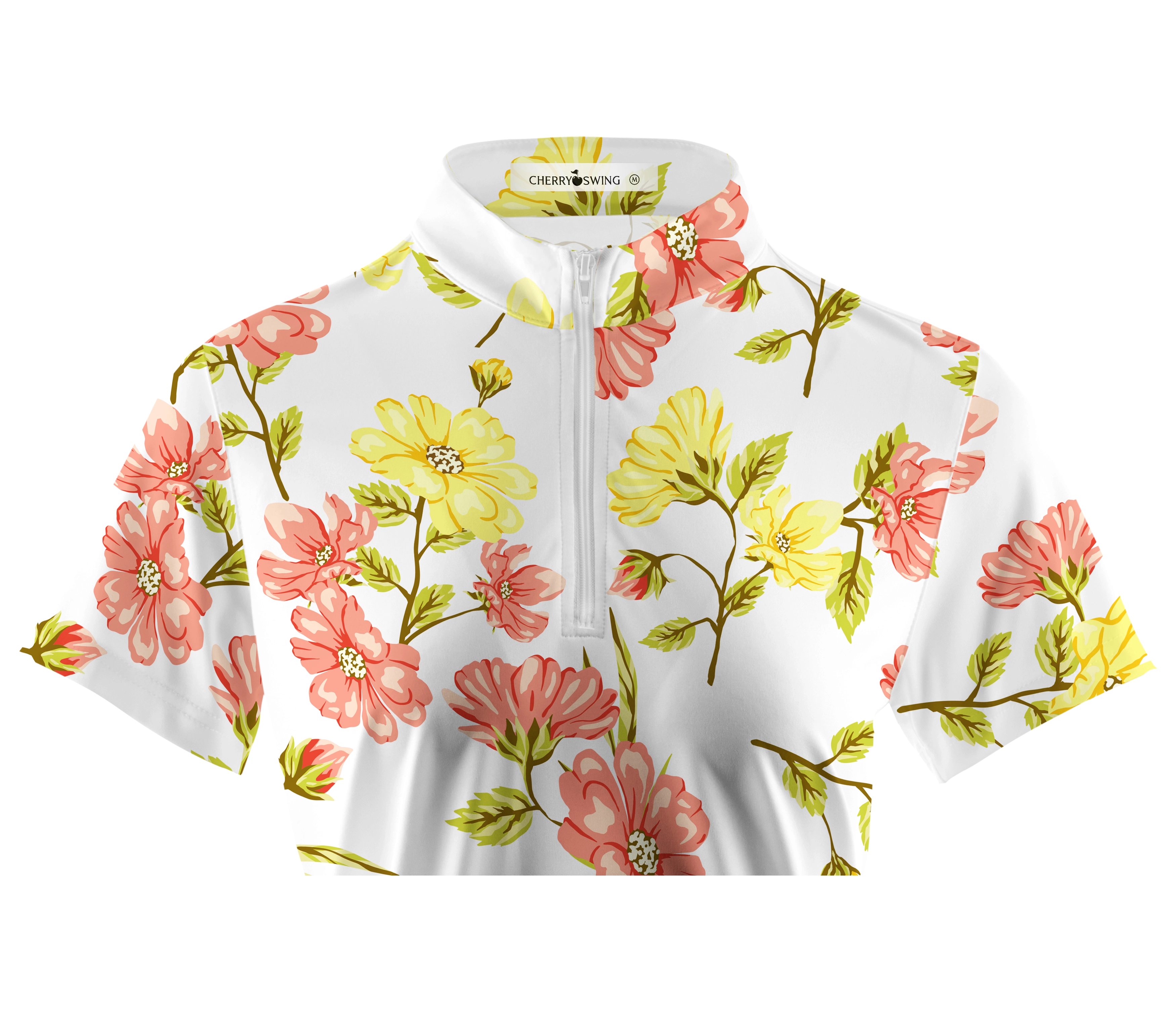 Cherryswing Women's Colorful Spring Short Sleeve Polos