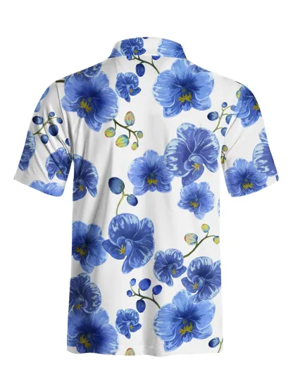 Cherryswing Morning Glory Men's Polo Shirt