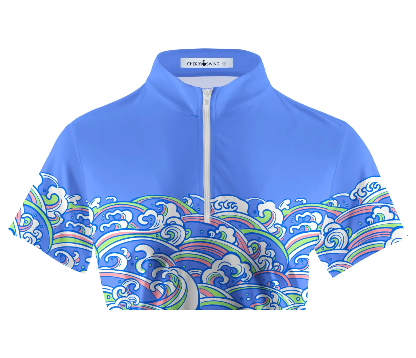 Cherryswing Women's Colorful Spring Short Sleeve Polos