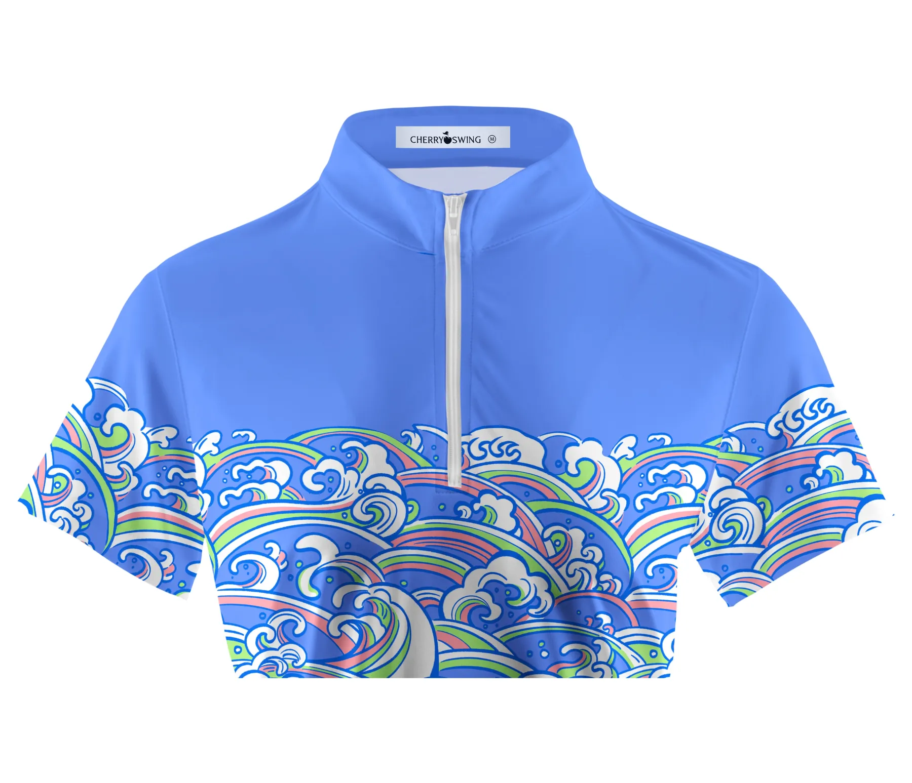 Cherryswing Women's Colorful Spring Short Sleeve Polos