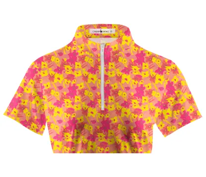 Cherryswing Women's Vibrant Spring Short Sleeve Polos