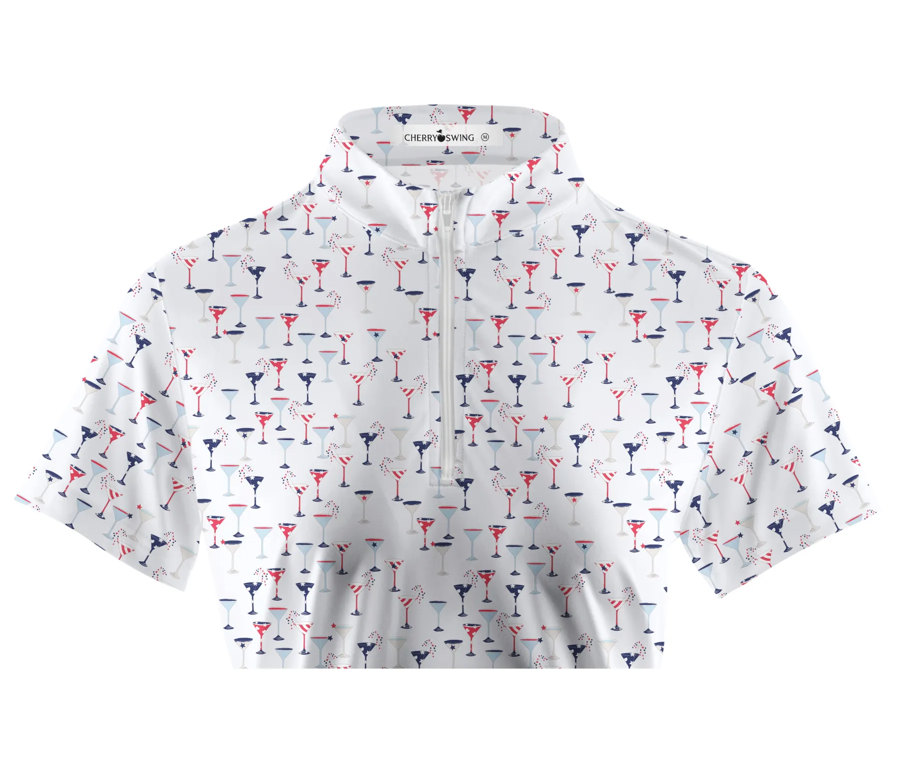 Cherryswing Women's Celebratory Atmosphere Short Sleeve Polos