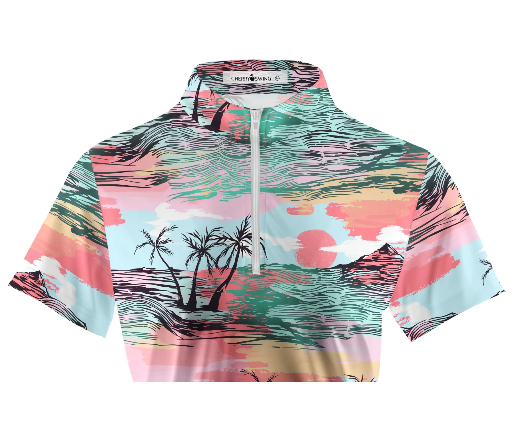 Cherryswing Women's Celebratory Atmosphere Short Sleeve Polos