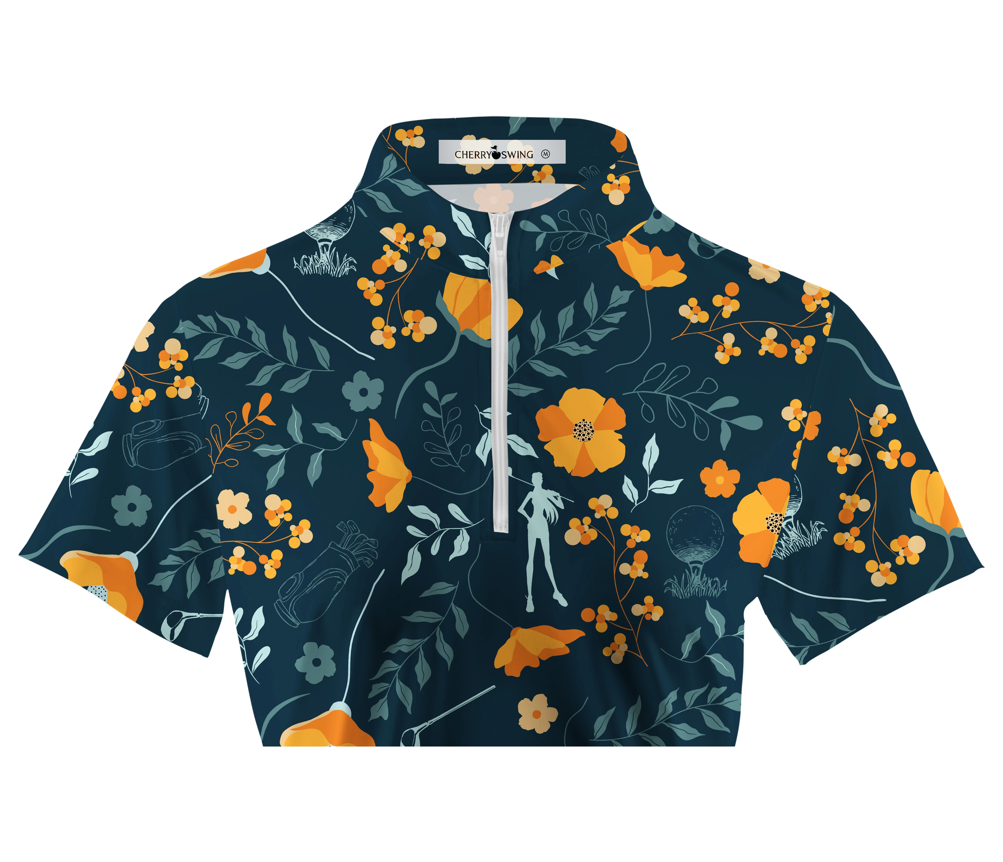 Cherryswing Women's Fall Competition Short Sleeve Polos